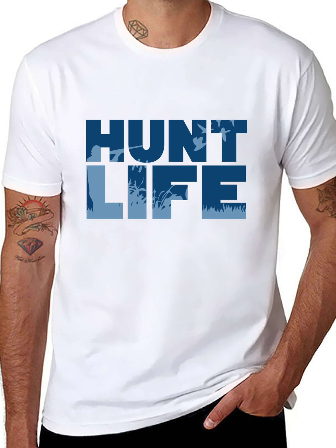Hunt Life Black T-Shirt