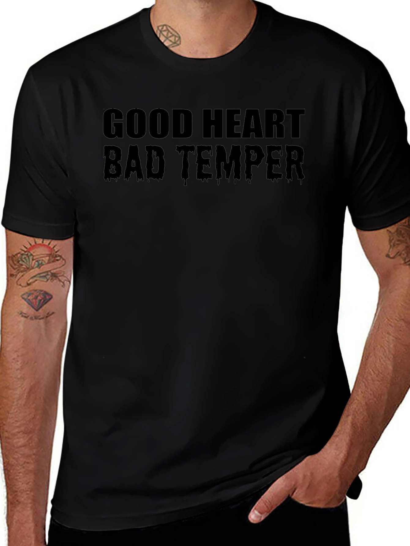 Good Heart Bad Temper Graphic T-Shirt
