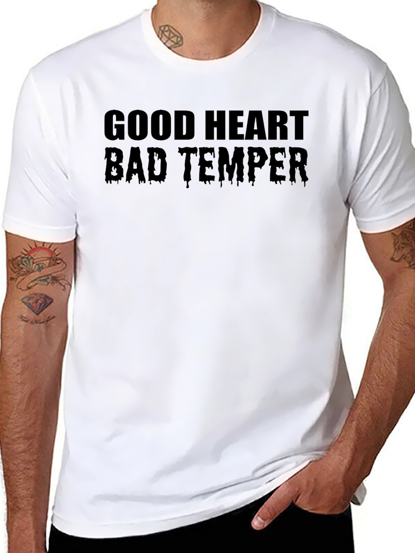Good Heart Bad Temper Graphic T-Shirt