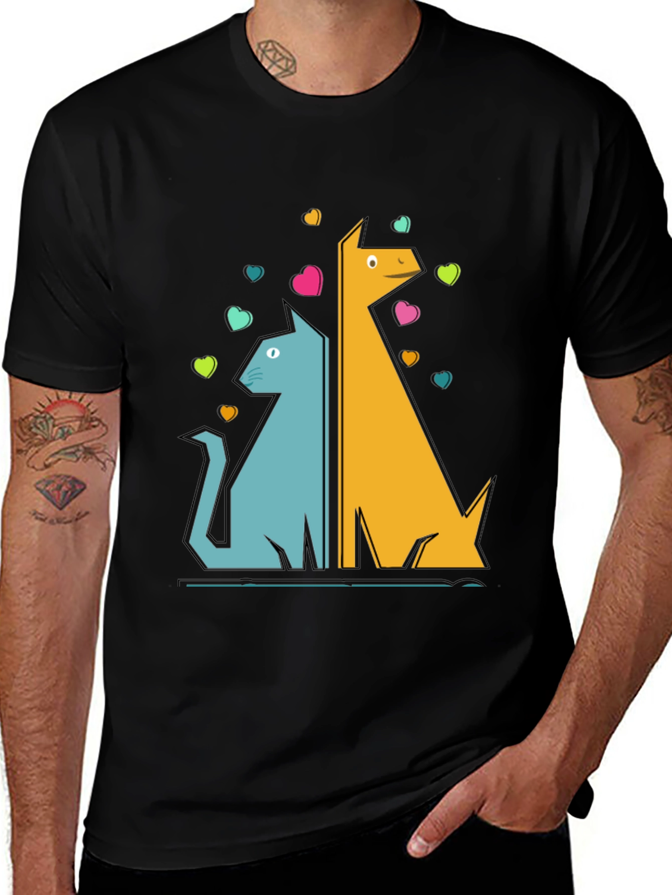 Cat and Dog Lovers T-Shirt