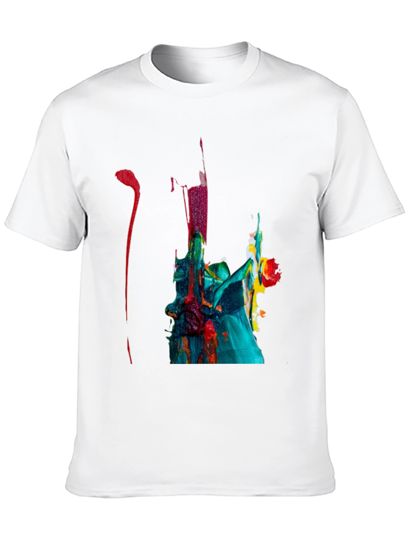 Abstract Art Black T-Shirt