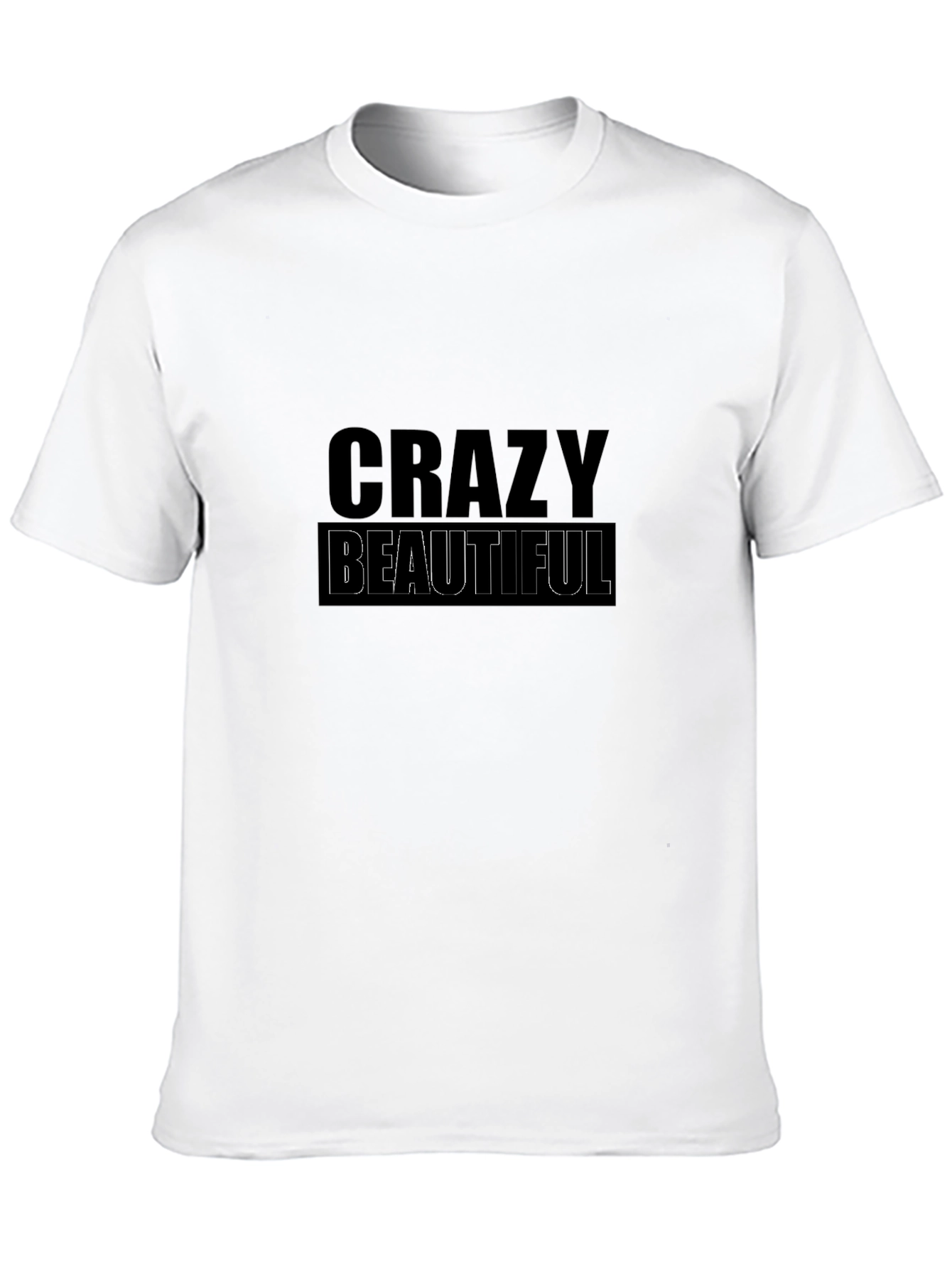 Crazy Beautiful Graphic Tee - Black