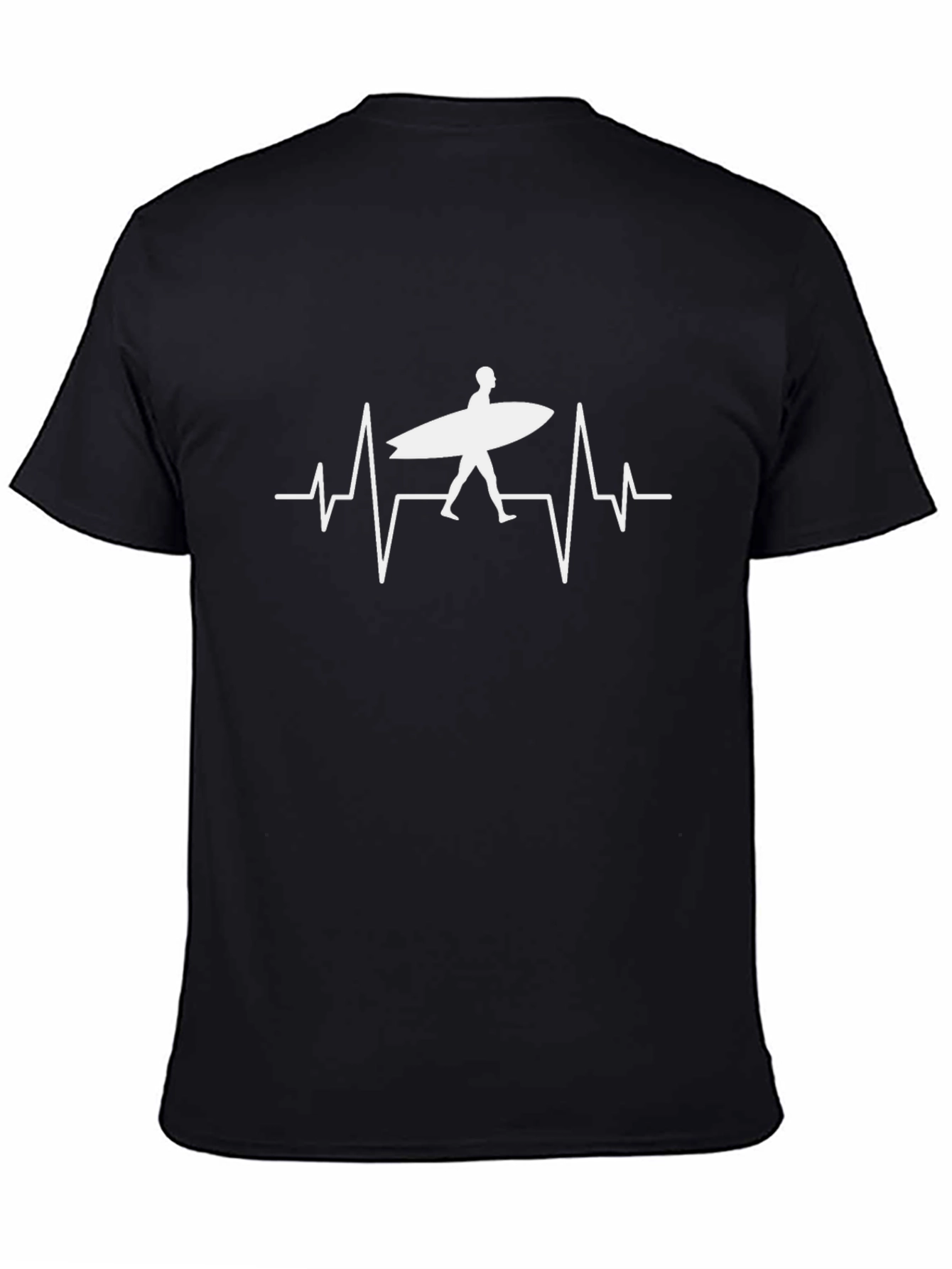 Surfer Heartbeat Graphic T-Shirt