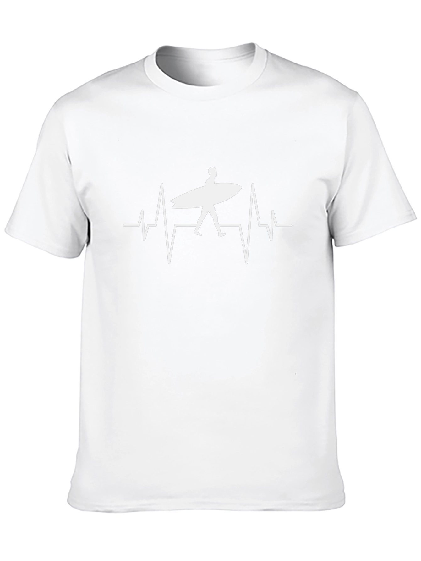 Surfer Heartbeat Graphic T-Shirt