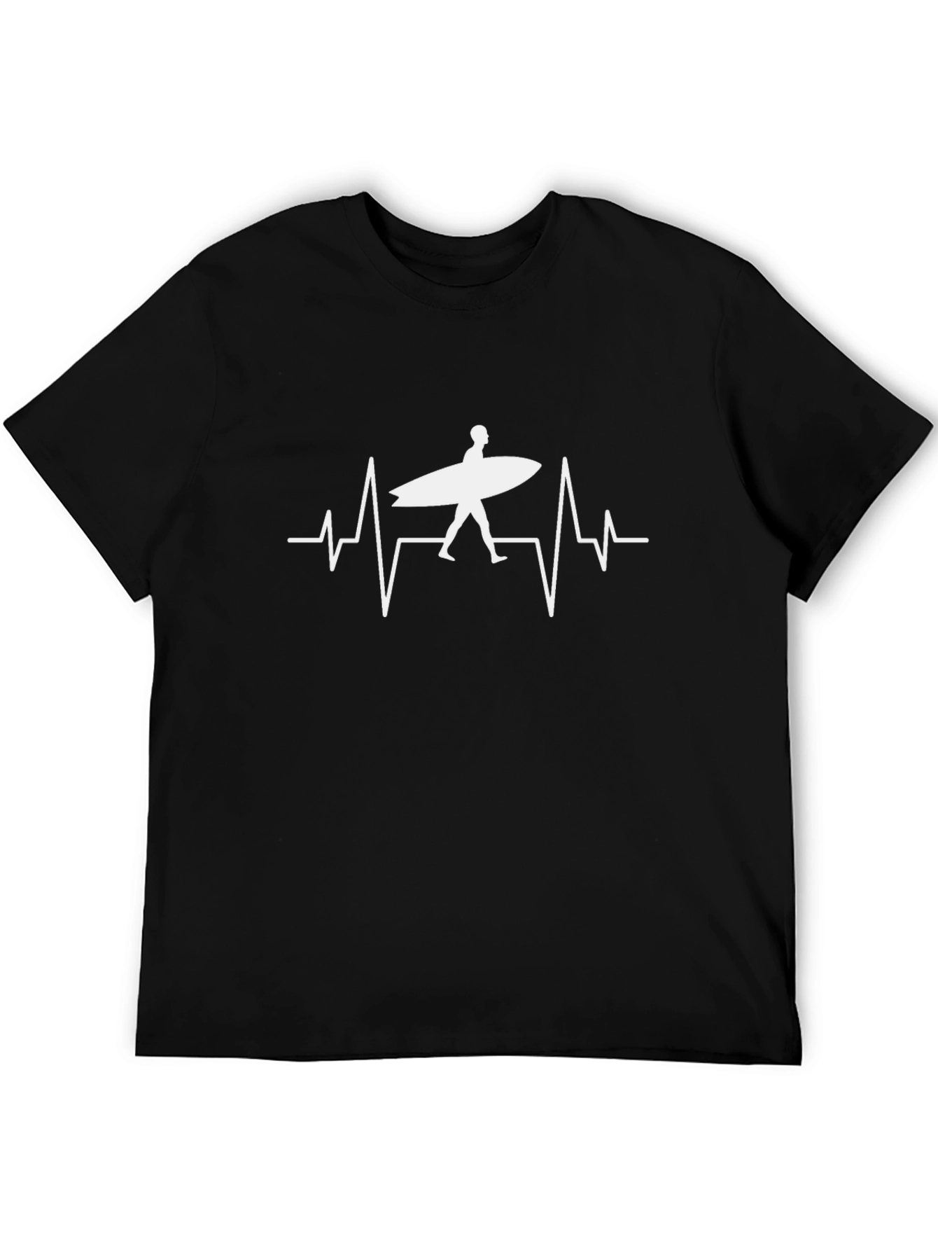Surfer Heartbeat Graphic T-Shirt