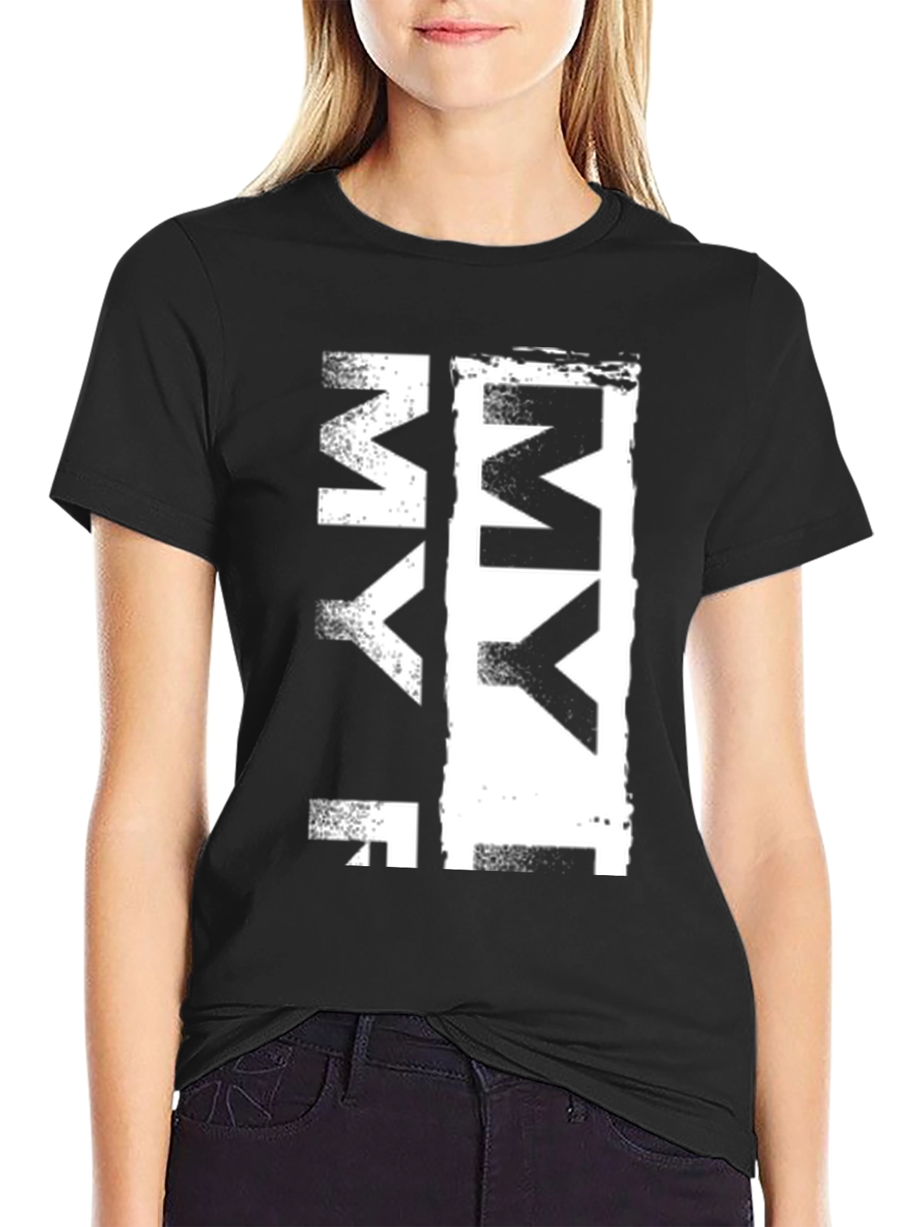 Cool Graphic Tee - MY Letter Print
