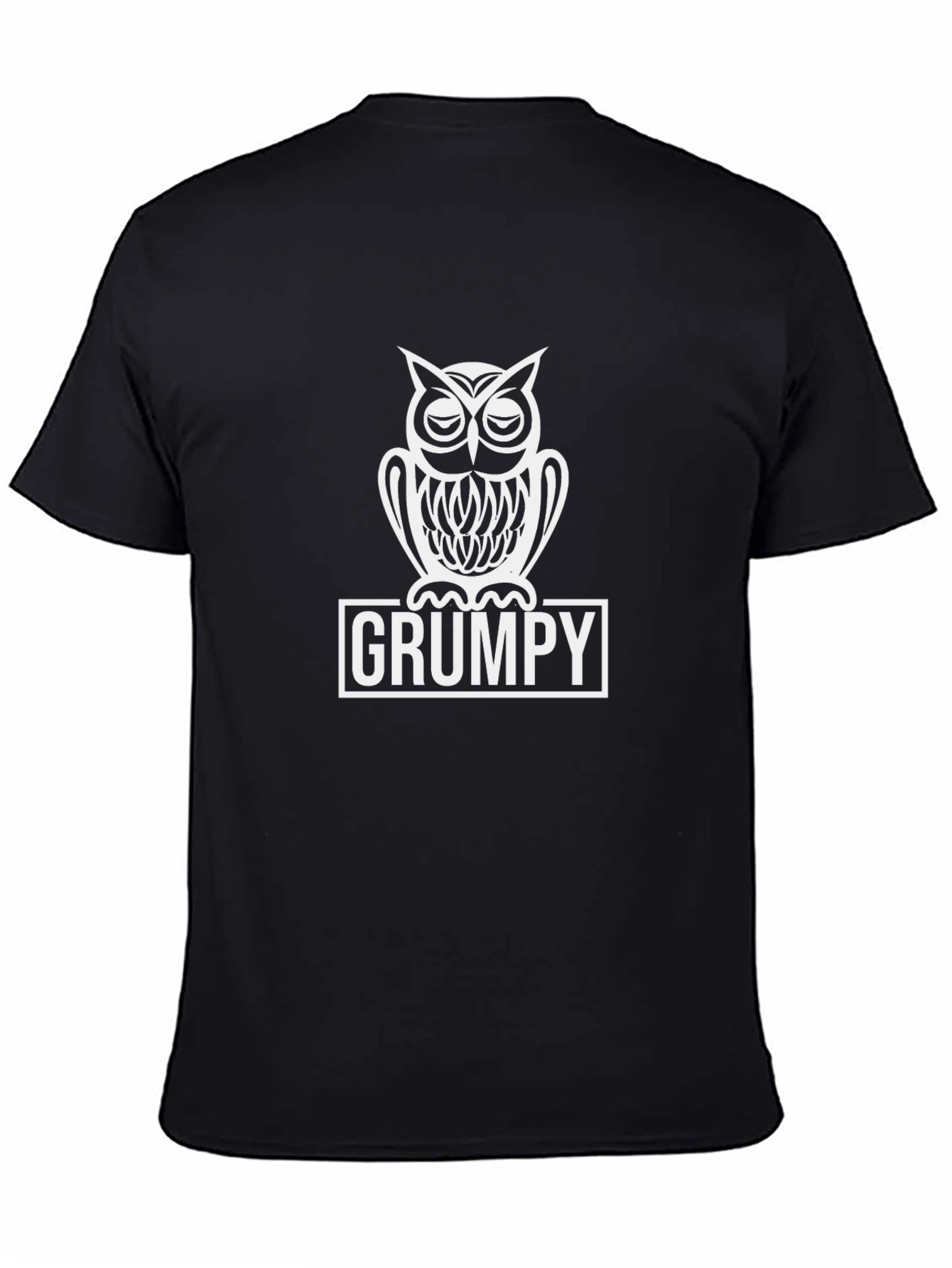 Grumpy Owl T-Shirt - Funny Graphic Tee