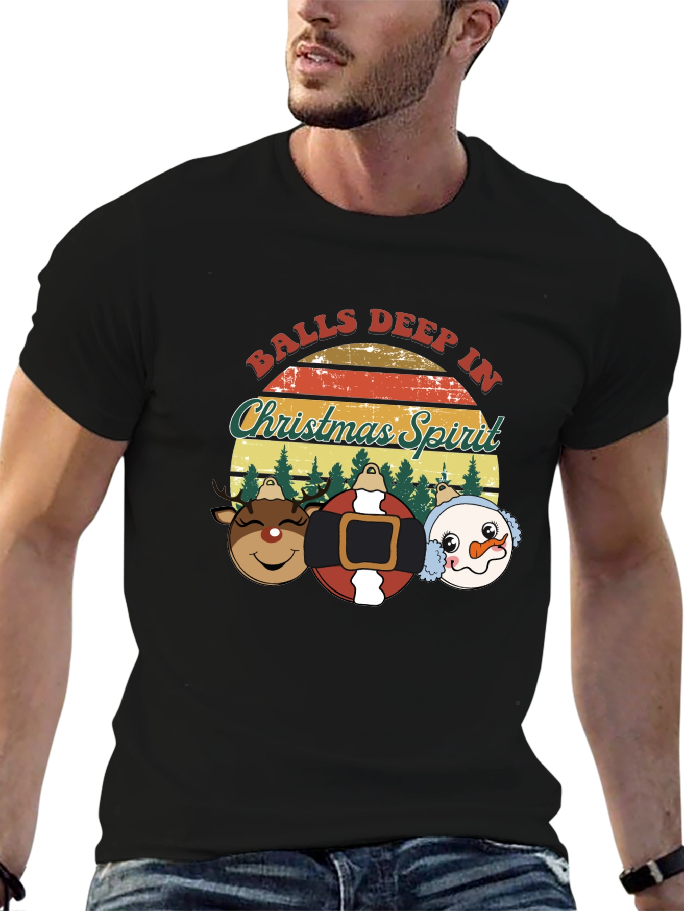Balls Deep Christmas Spirit Tee