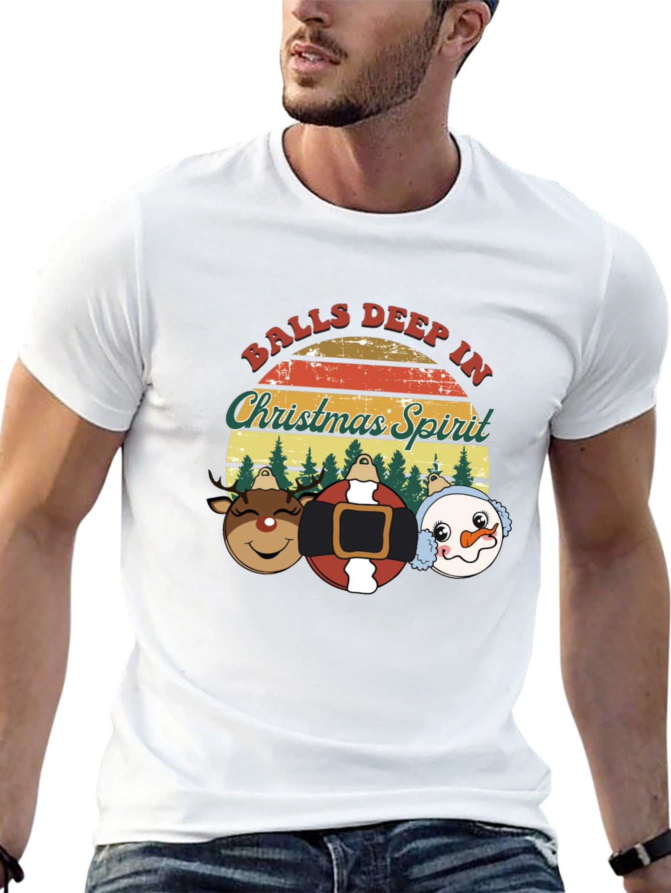 Balls Deep Christmas Spirit Tee
