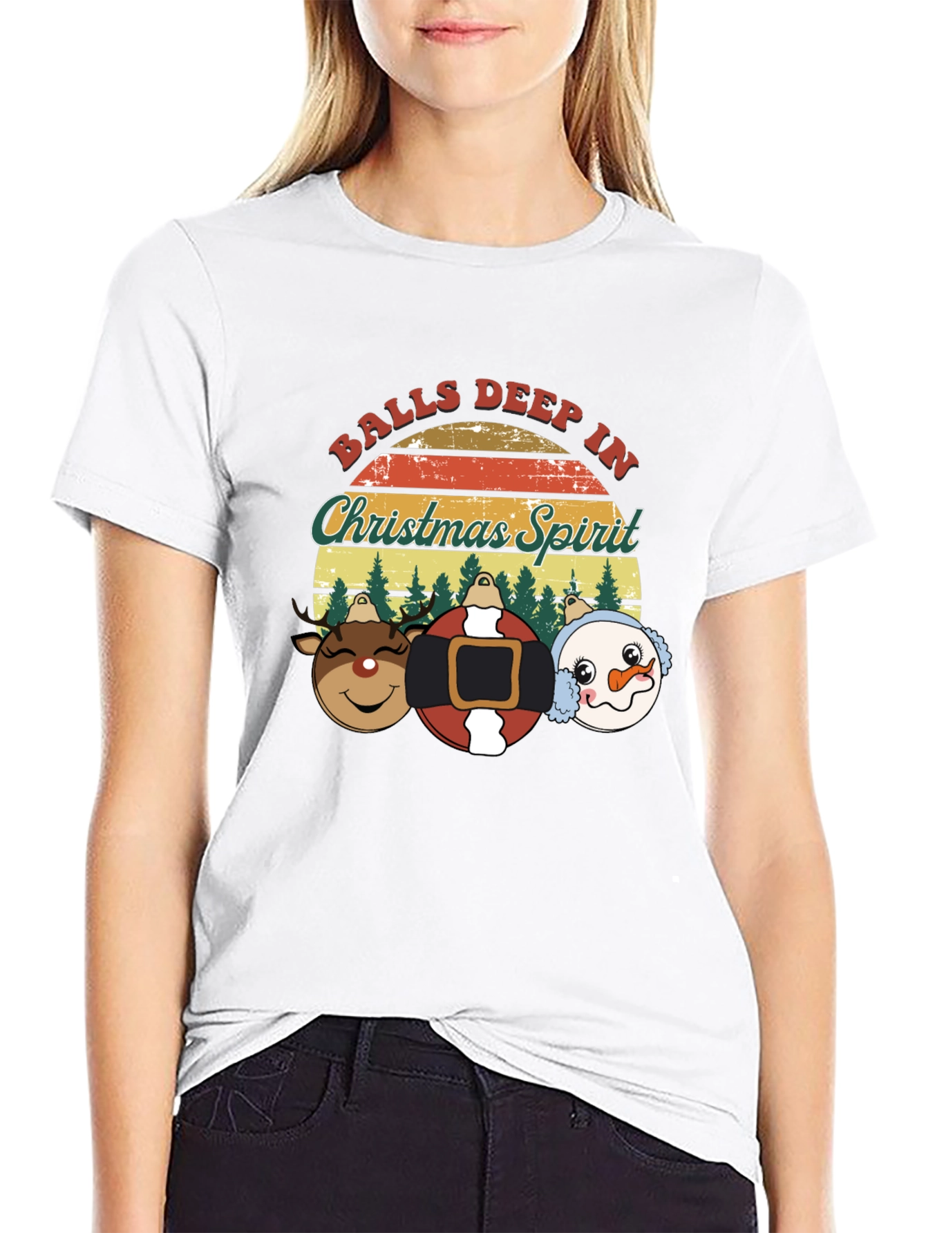 Balls Deep Christmas Spirit Tee