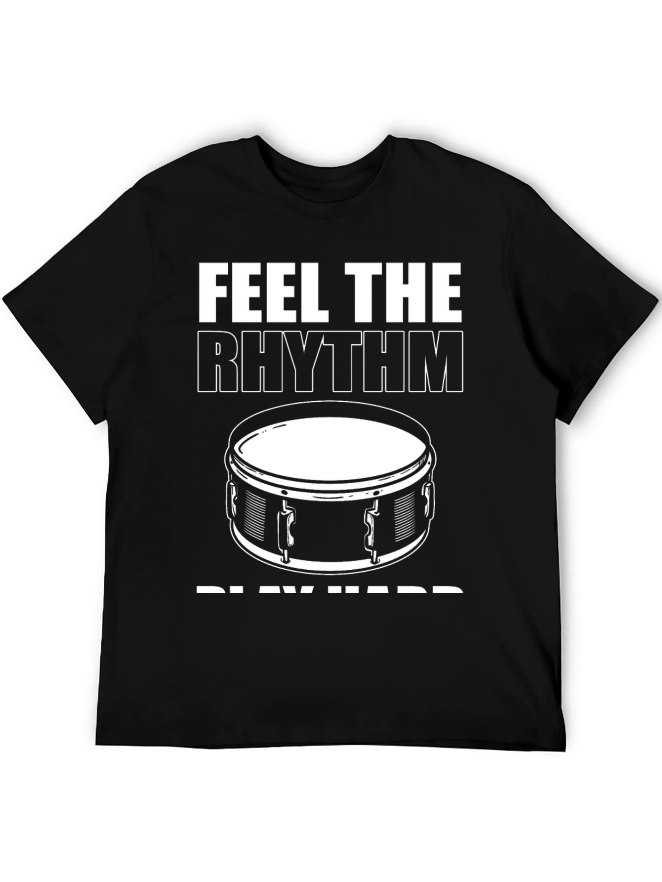Feel the Rhythm Drummer Graphic Tee