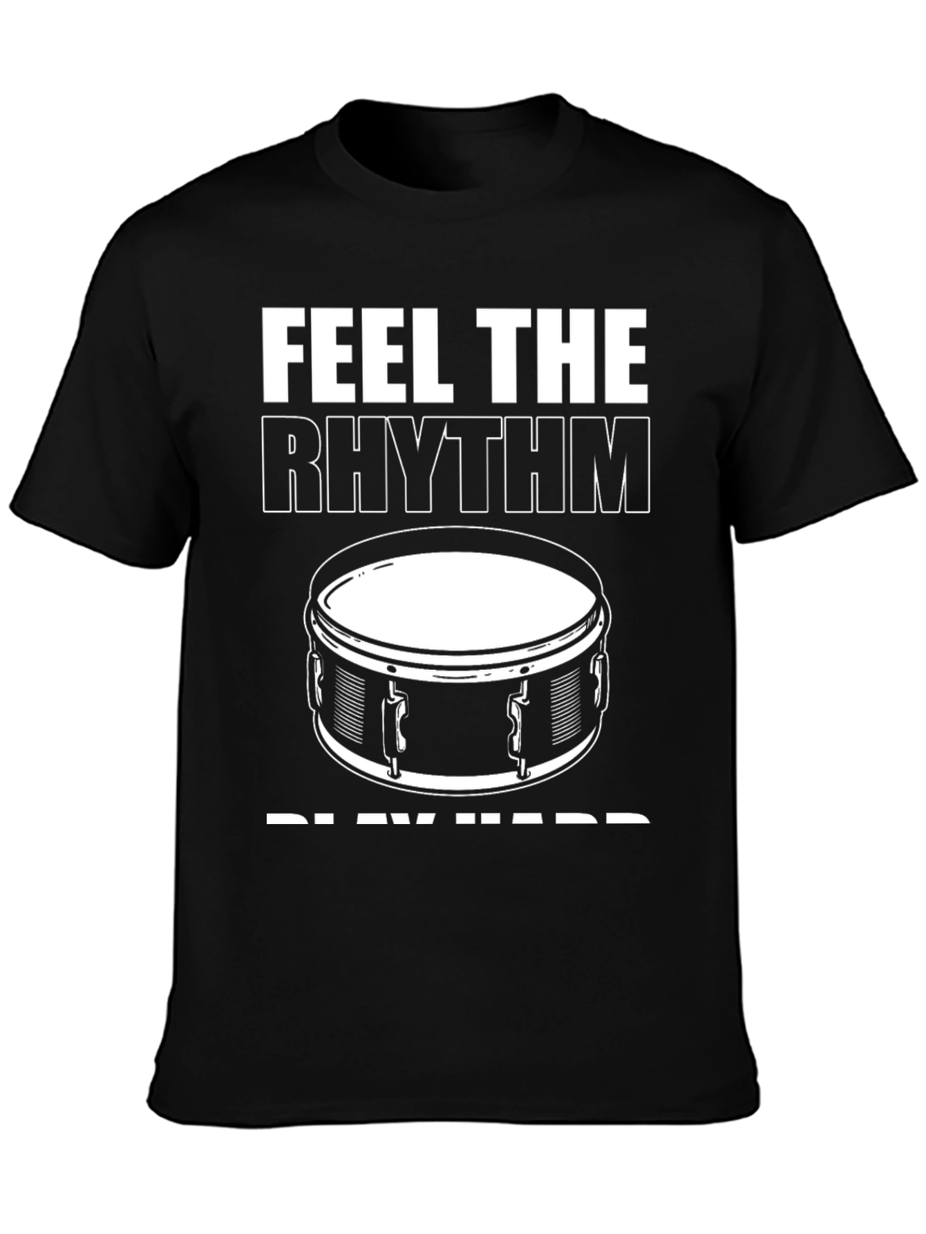 Feel the Rhythm Drummer Graphic Tee