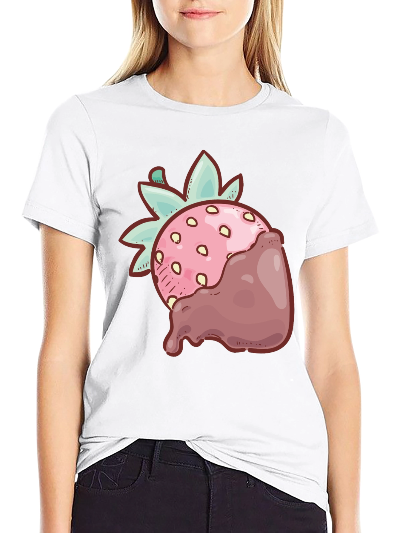 Strawberry Chocolate Dipped T-Shirt