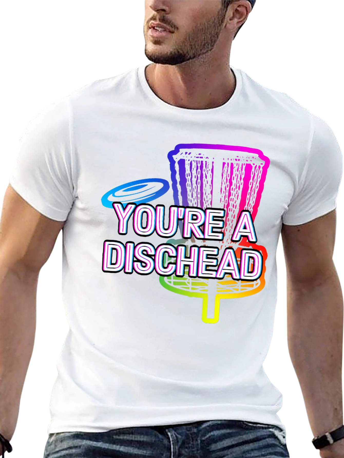 Youre A Dischead Disc Golf T-Shirt