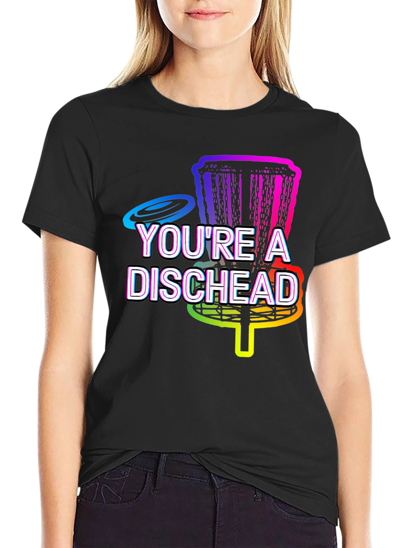 Youre A Dischead Disc Golf T-Shirt