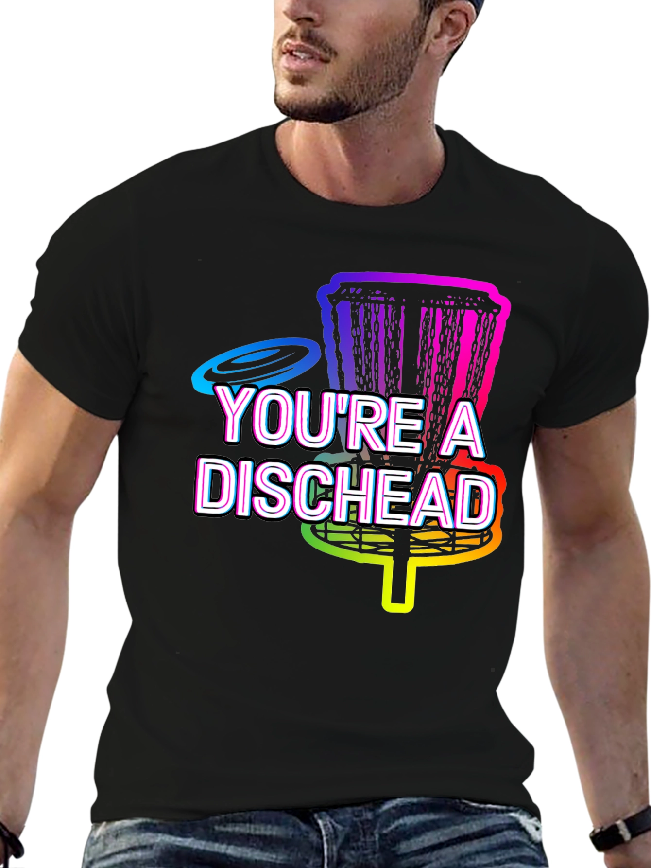 Youre A Dischead Disc Golf T-Shirt