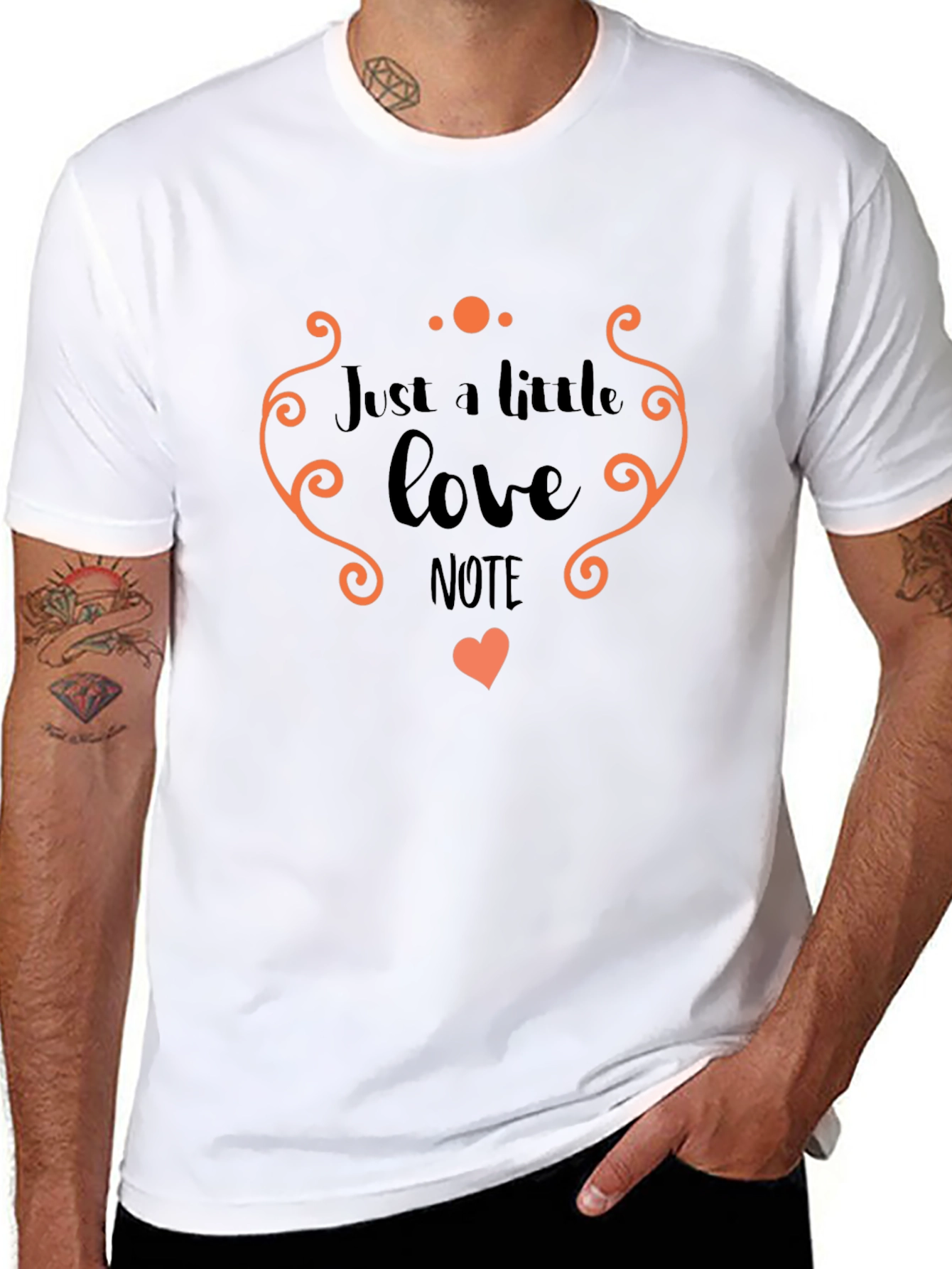 Just a Little Love Note Graphic Tee