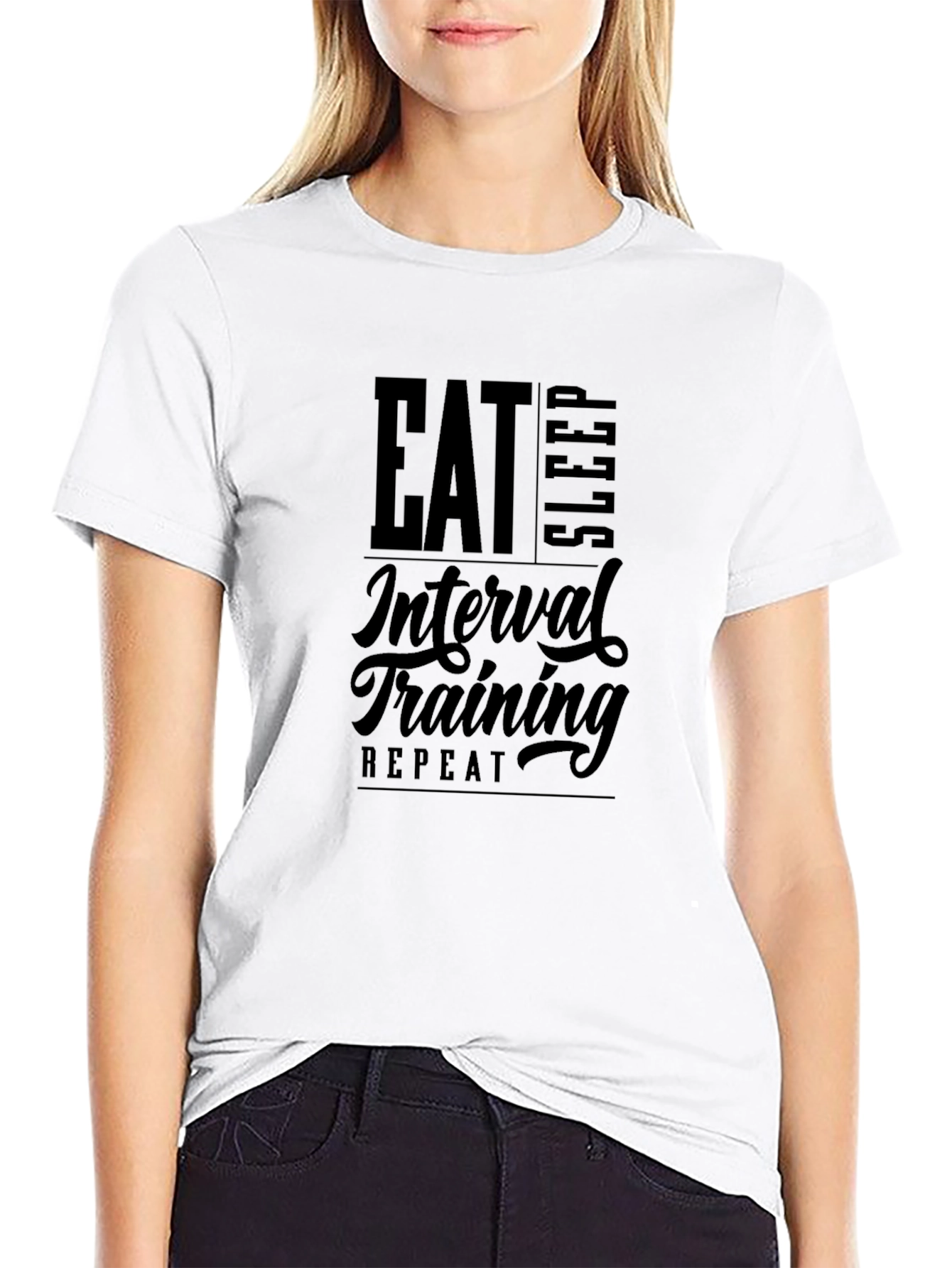Eat Sleep Interval Training Repeat T-Shirt