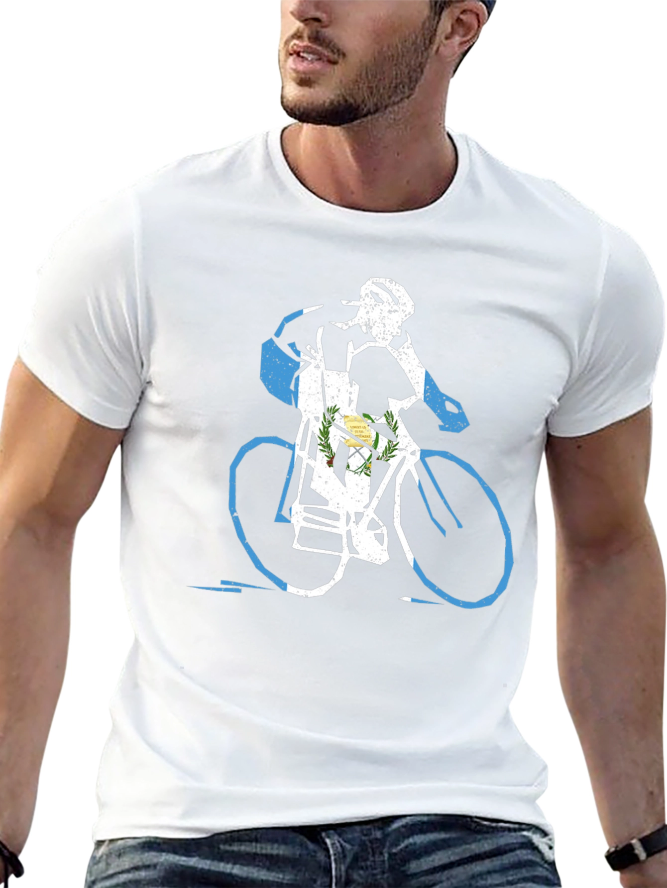 Guatemala Flag Cycling T-Shirt