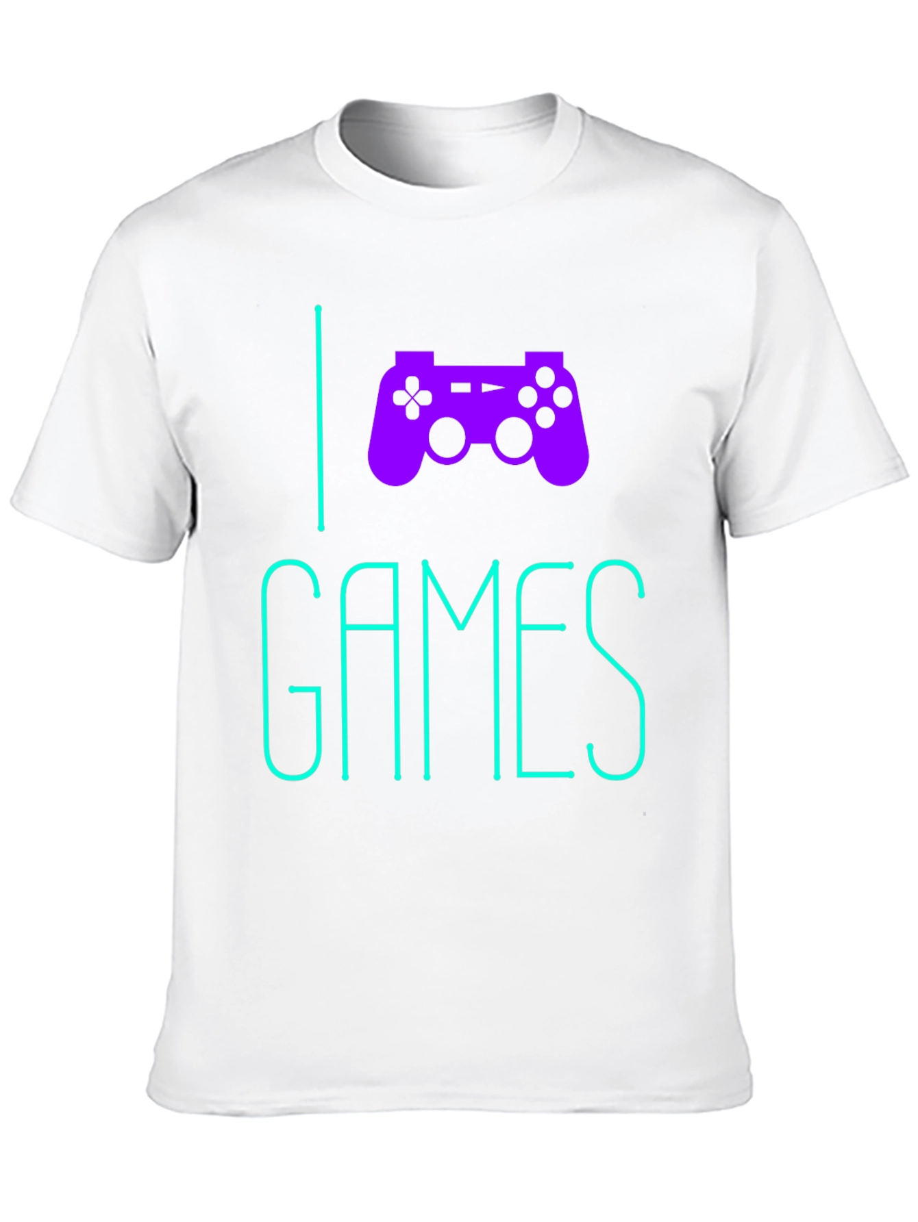 I Love Games Graphic Tee - Black
