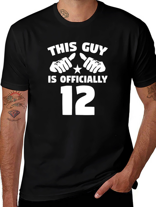 Officially 12 T-Shirt - Birthday Gift
