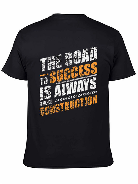 Road to Success Graphic Tee - Always Under Construction