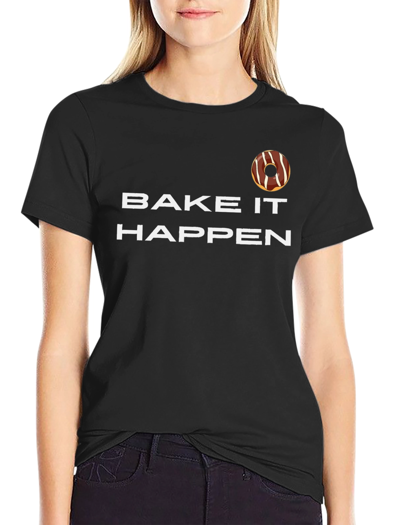 Bake It Happen Donut Graphic Tee - Unisex