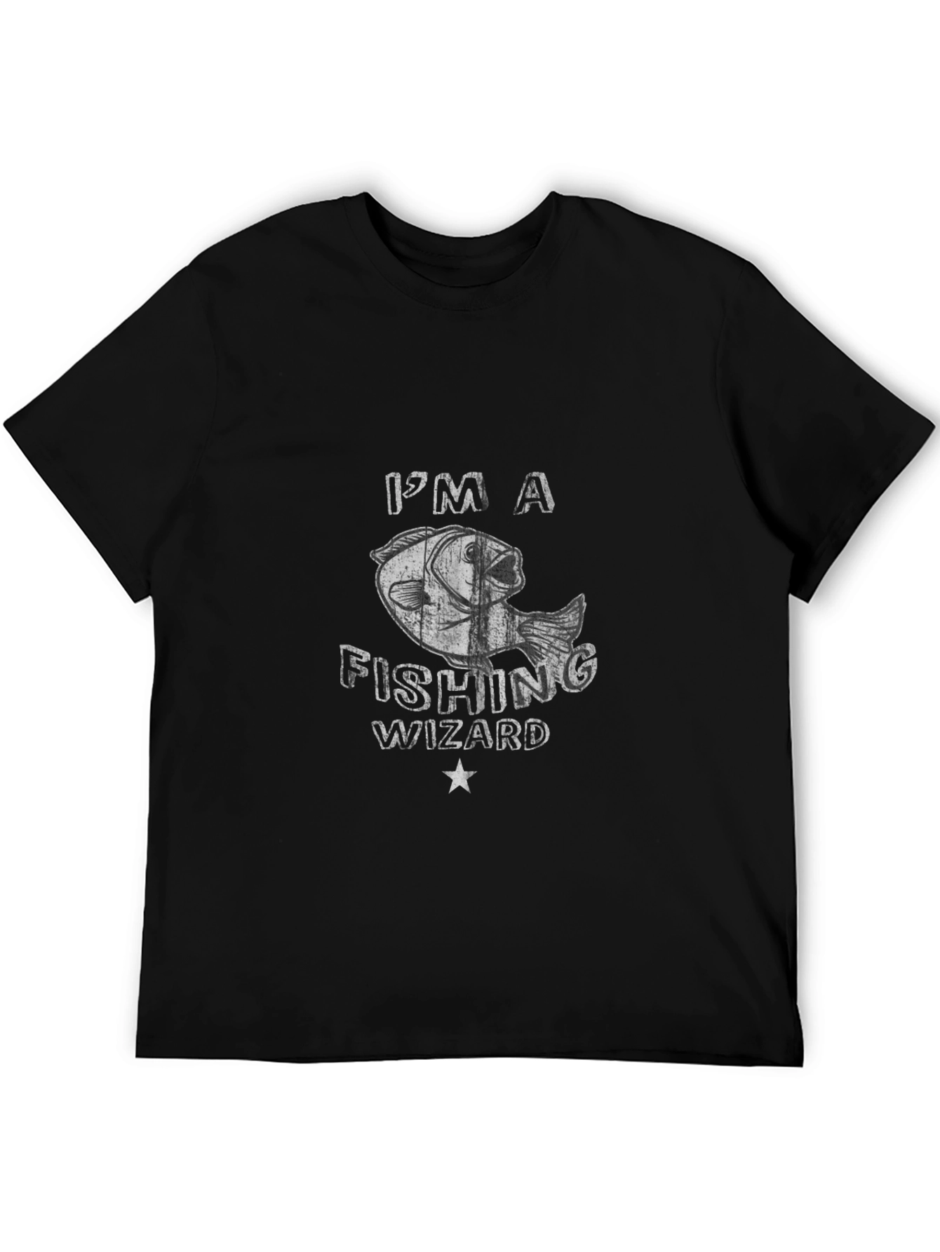 Fishing Wizard T-Shirt: Funny Fisherman Tee