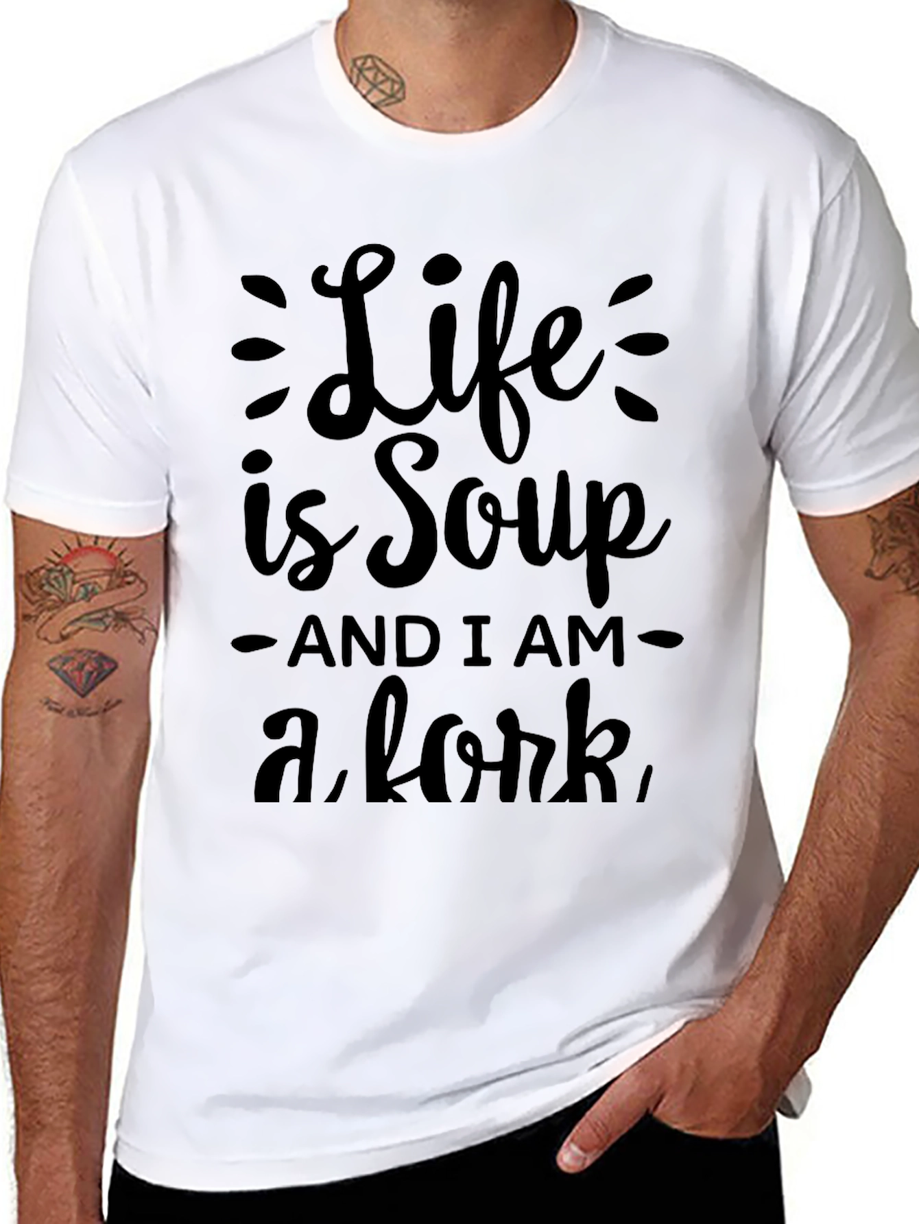 Life is Soup T-Shirt Funny Graphic Tee