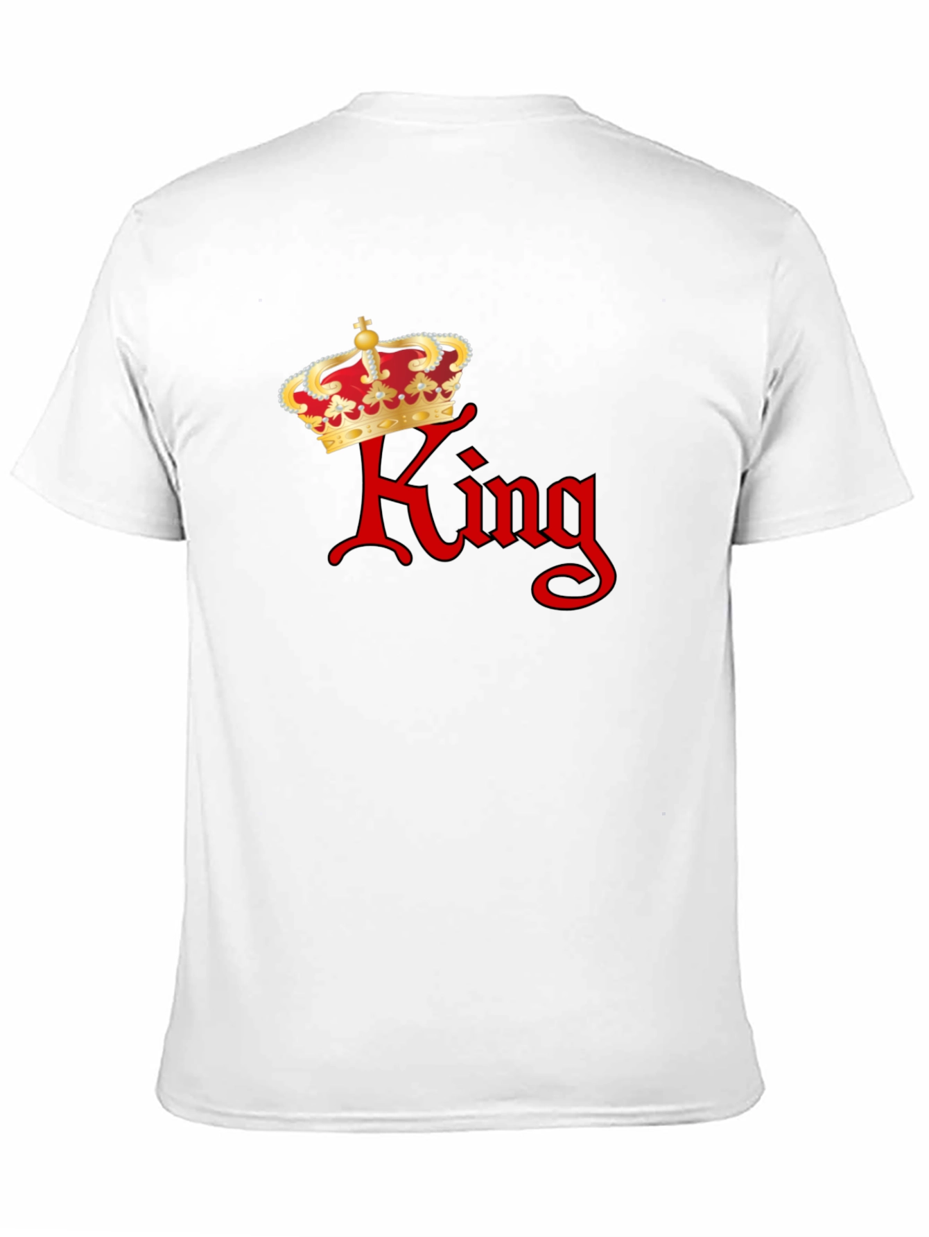 King Crown Graphic Tee - Stylish Mens Black T-Shirt