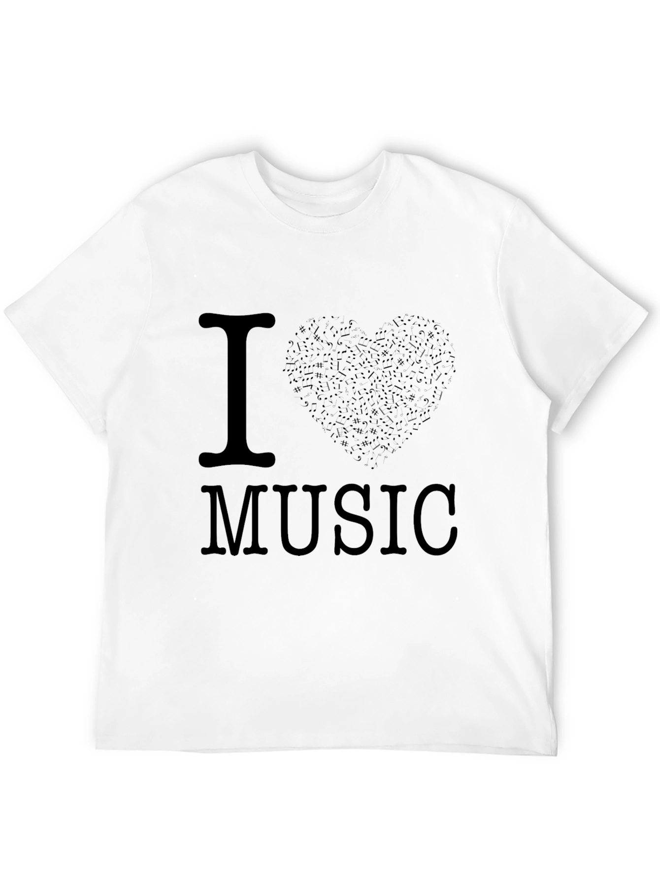 I Heart Music Graphic T-Shirt - Soft Cotton Tee