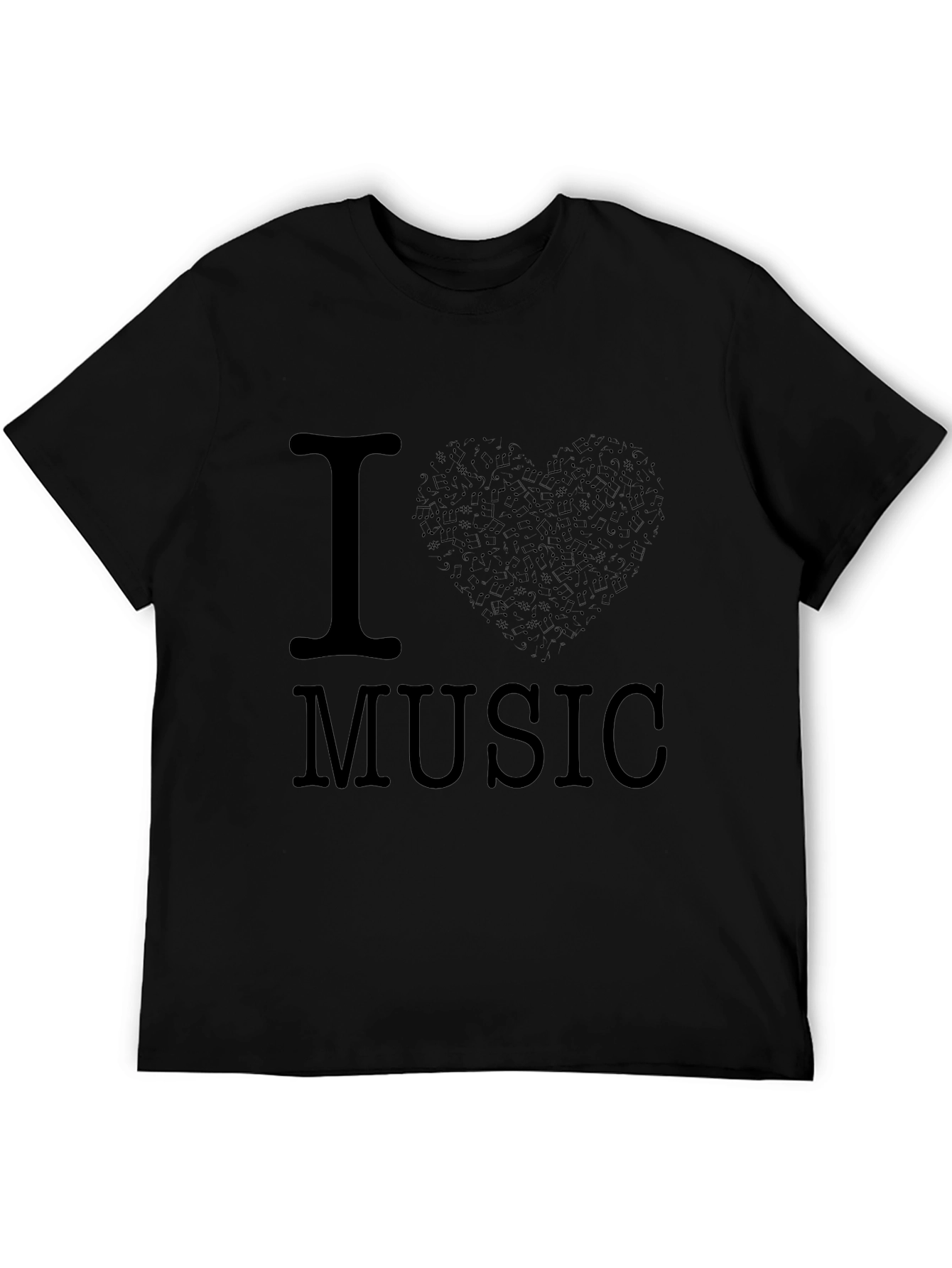 I Heart Music Graphic T-Shirt - Soft Cotton Tee
