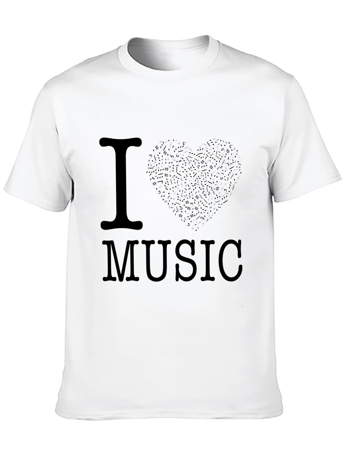 I Heart Music Graphic T-Shirt - Soft Cotton Tee