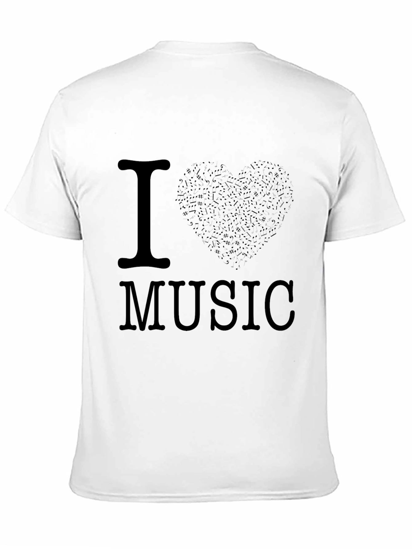 I Heart Music Graphic T-Shirt - Soft Cotton Tee