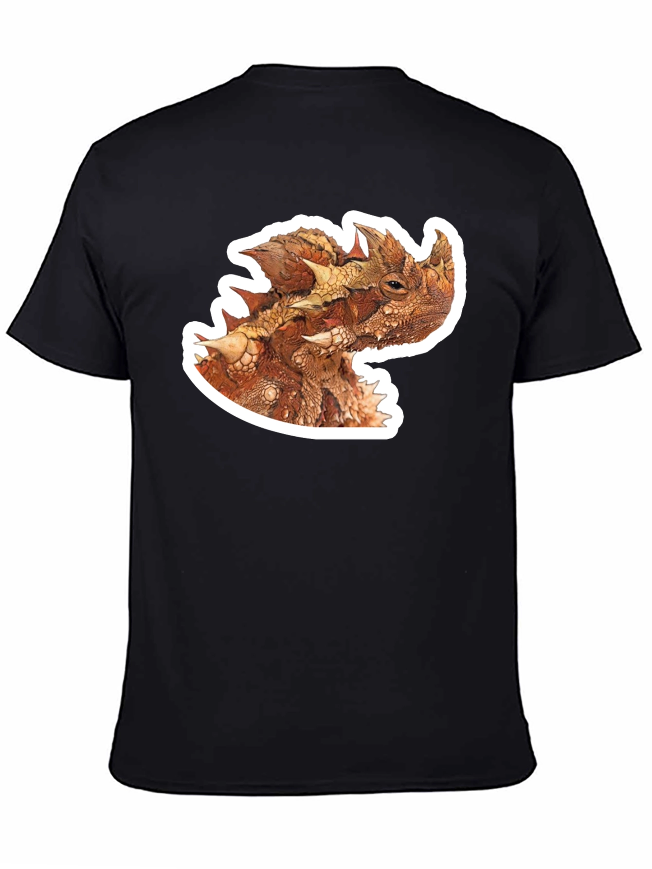 Horned Lizard Graphic Tee - Cool Animal Design