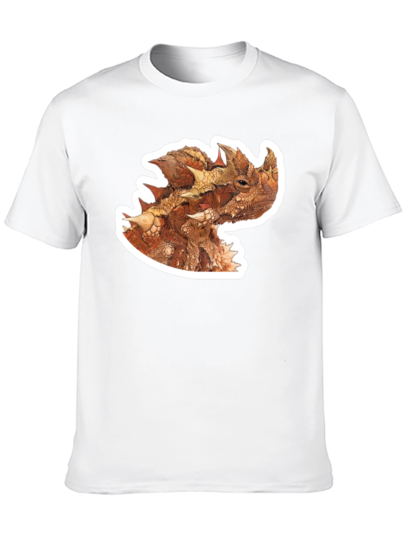 Horned Lizard Graphic Tee - Cool Animal Design