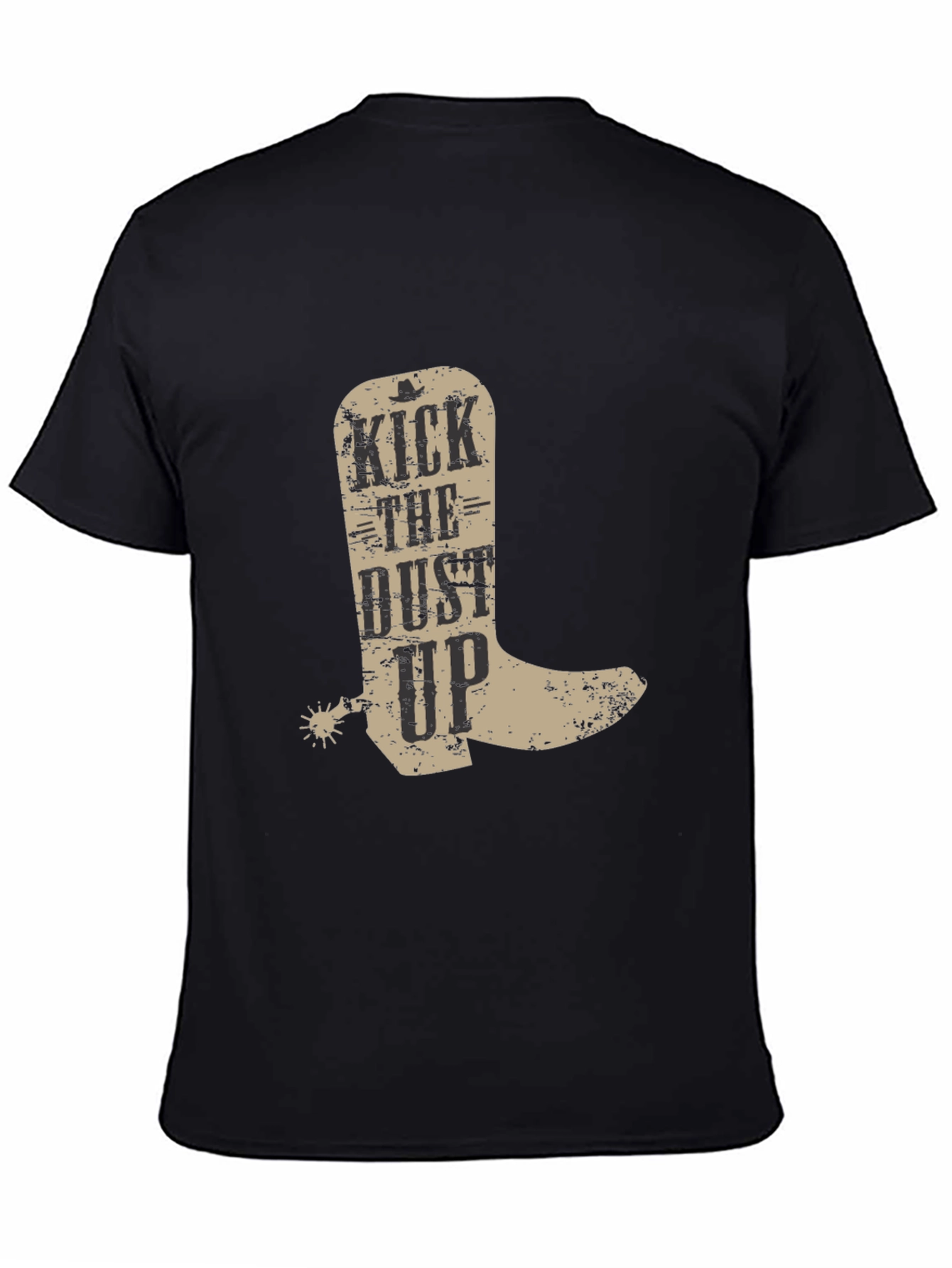 Kick the Dust Up Cowboy Boot Graphic T-Shirt