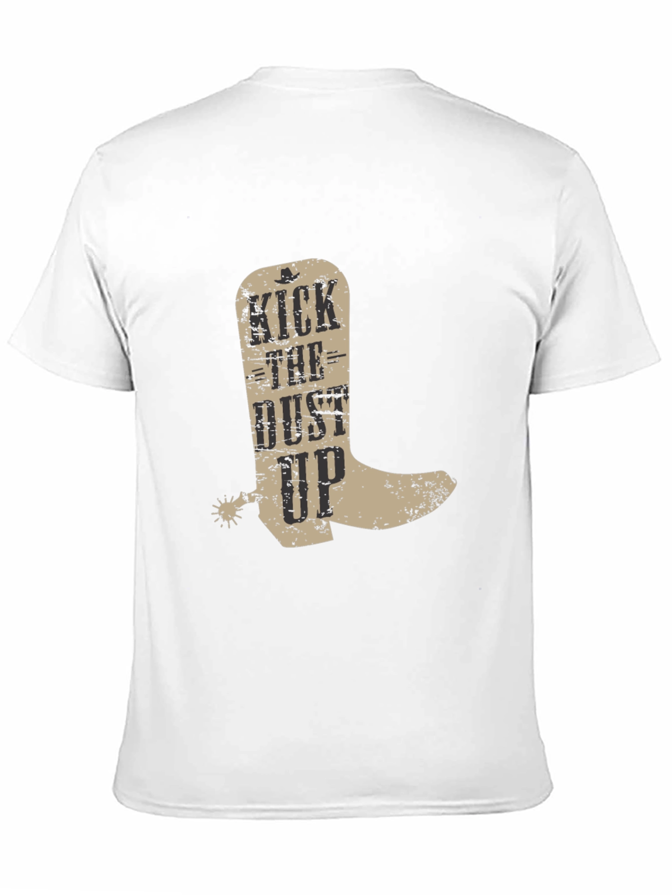 Kick the Dust Up Cowboy Boot Graphic T-Shirt