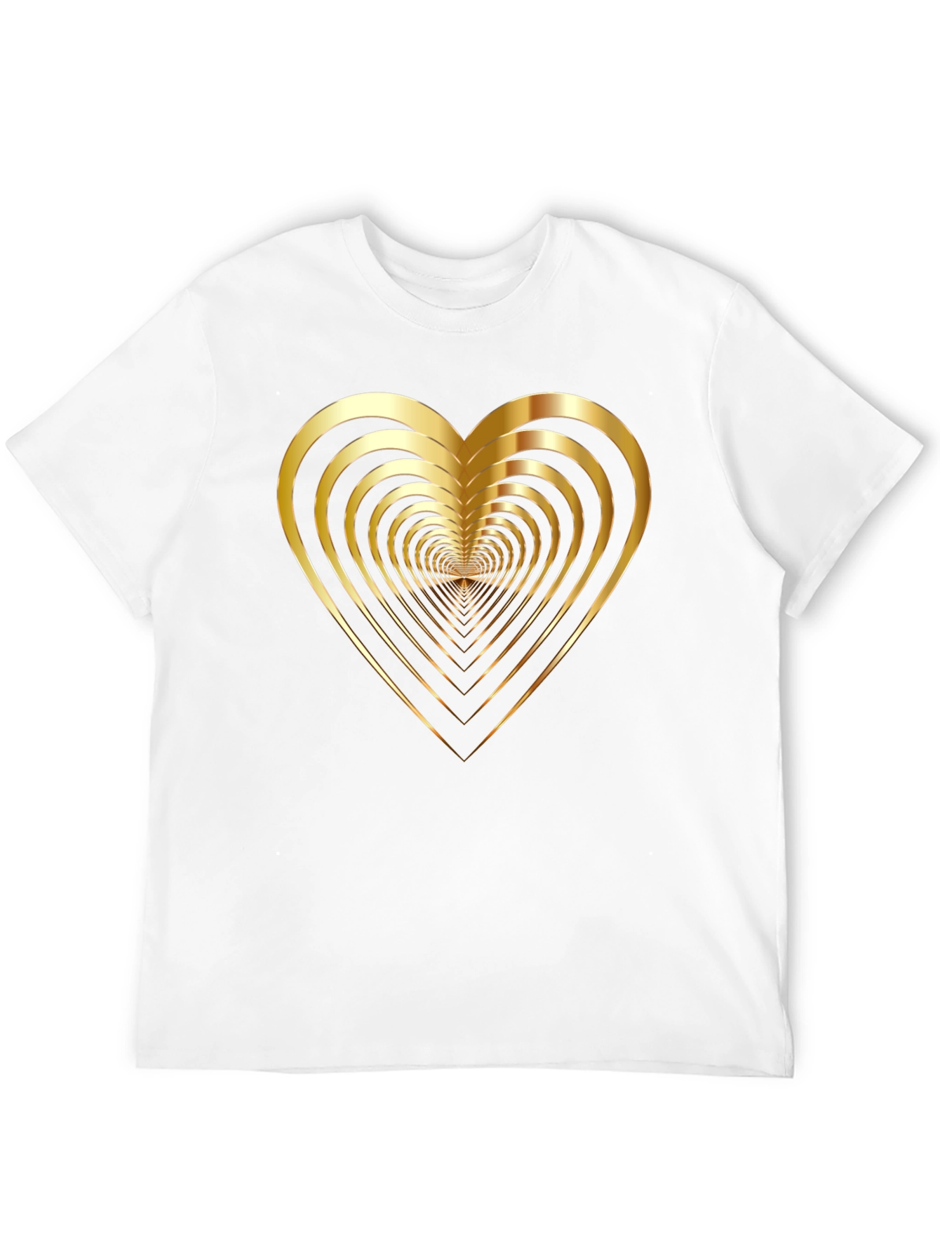 Golden Heart Tunnel Black T-Shirt