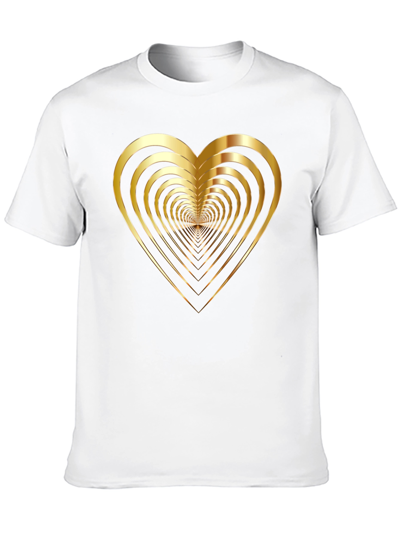 Golden Heart Tunnel Black T-Shirt