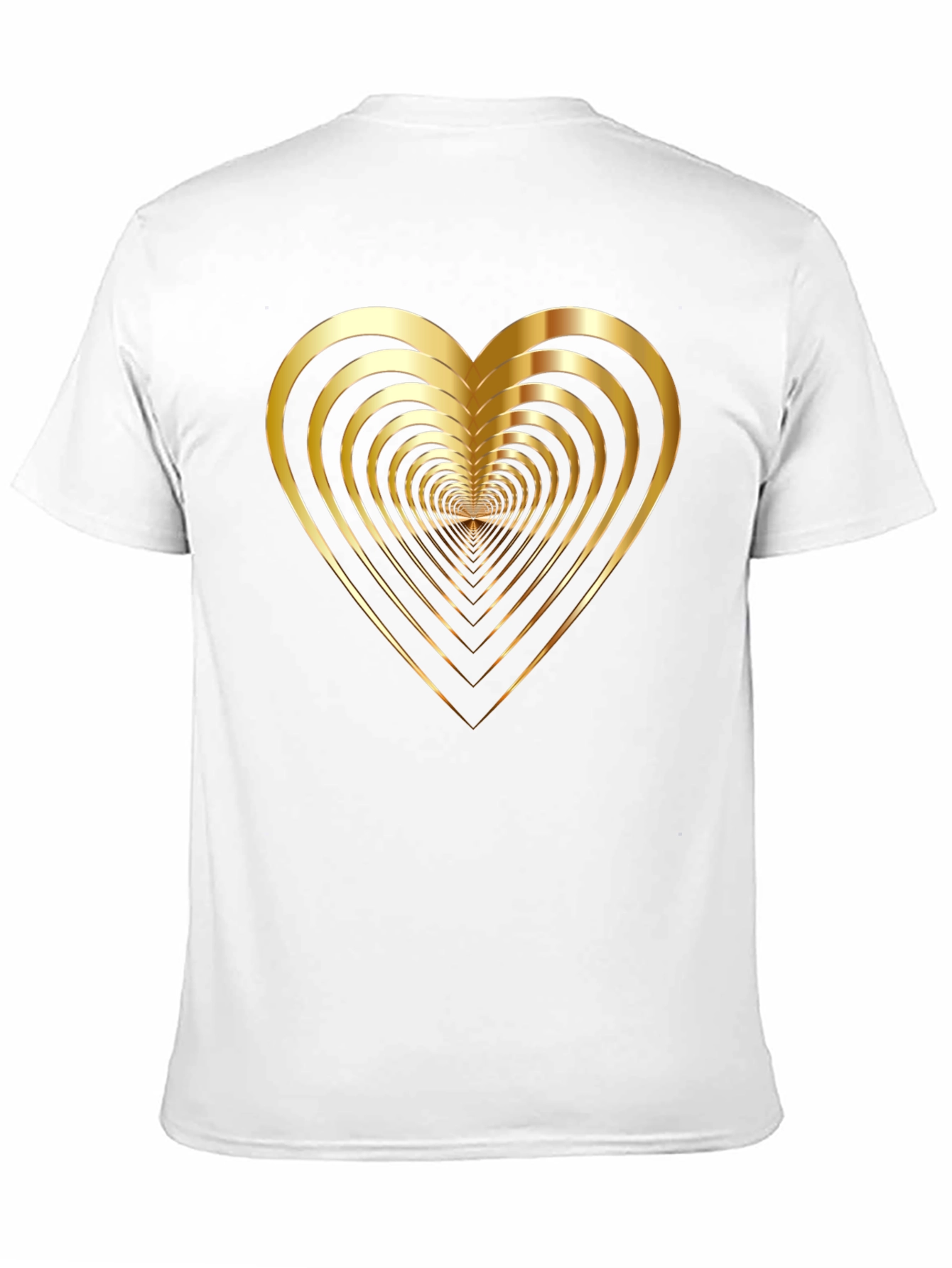 Golden Heart Tunnel Black T-Shirt