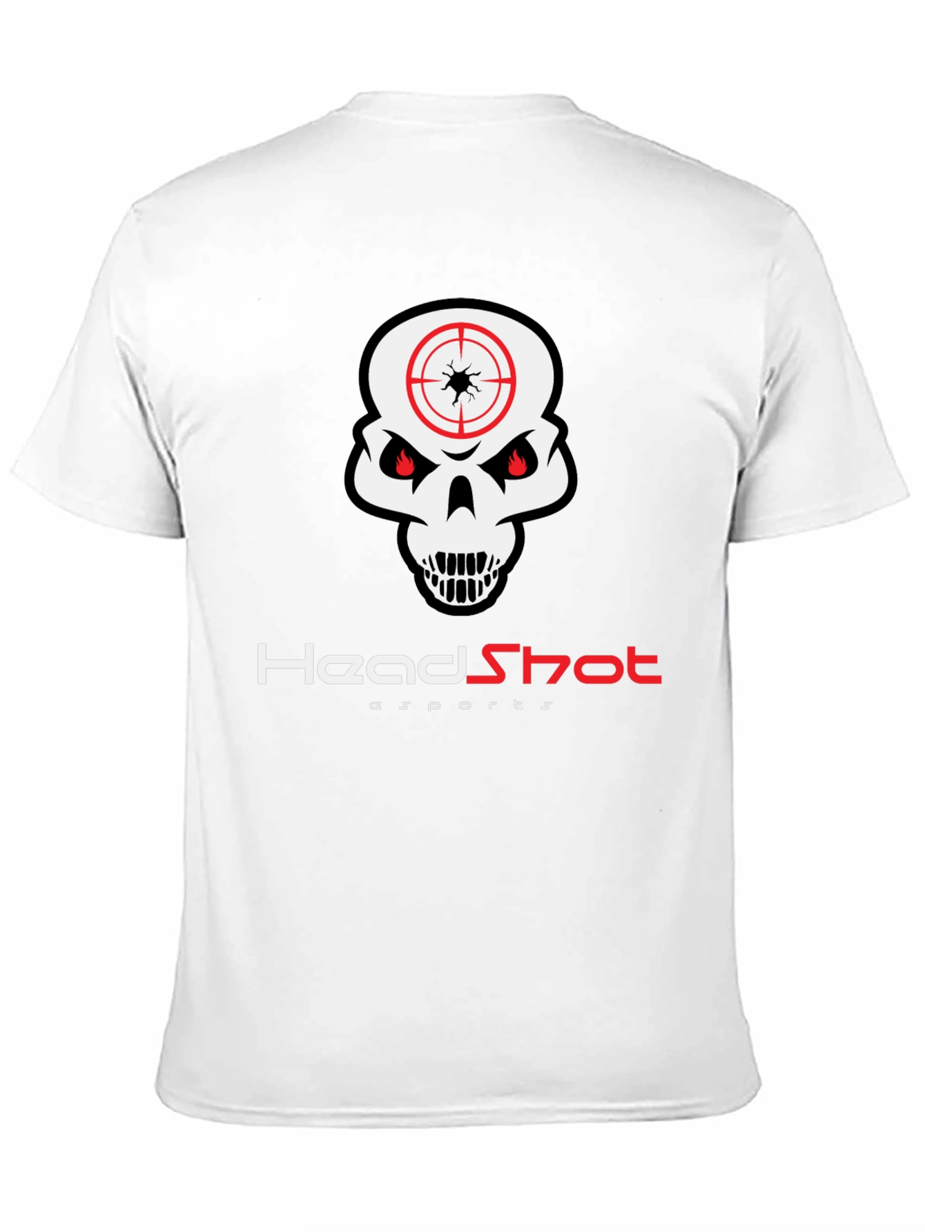 Headshot Esports Graphic T-Shirt - Skull Design