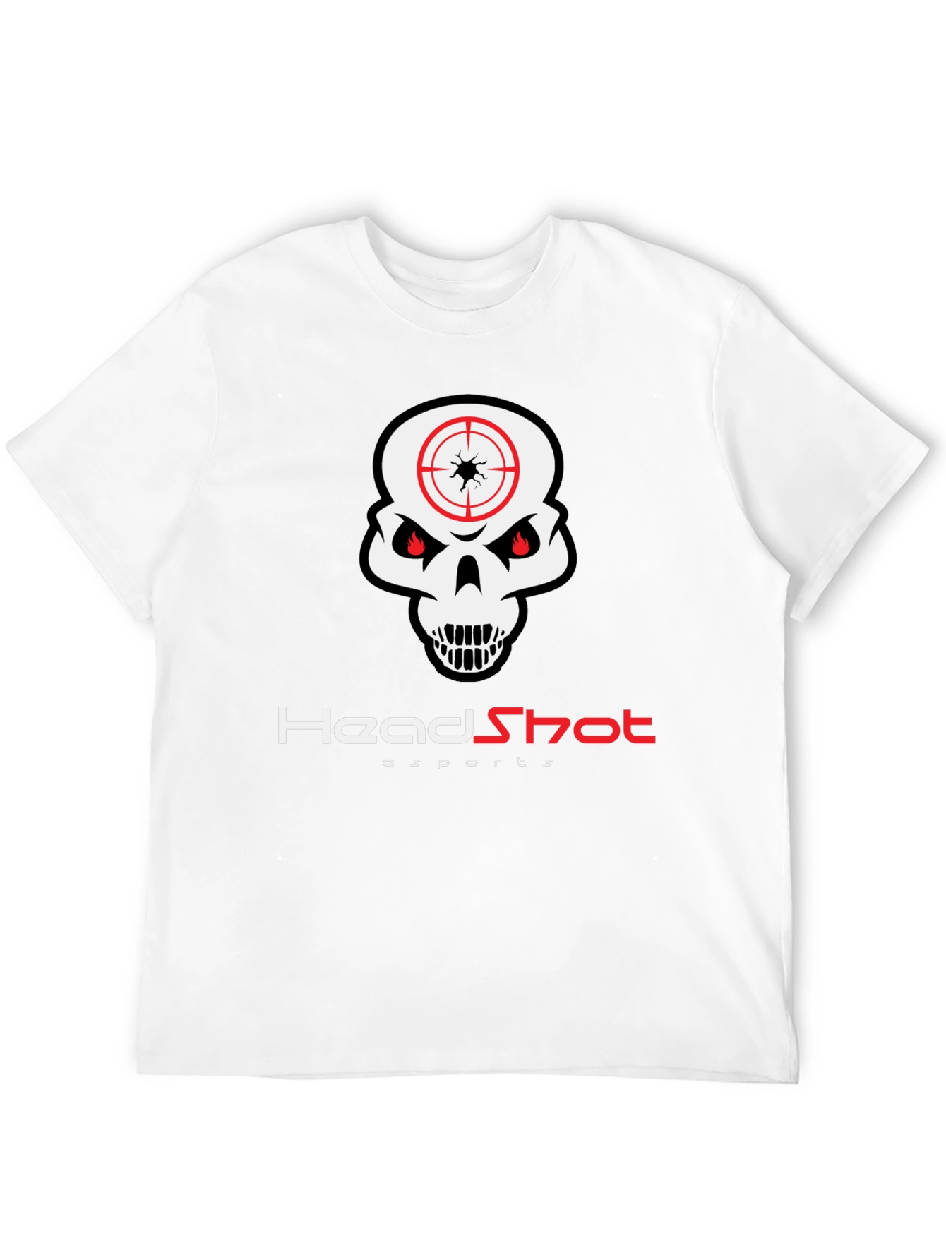 Headshot Esports Graphic T-Shirt - Skull Design