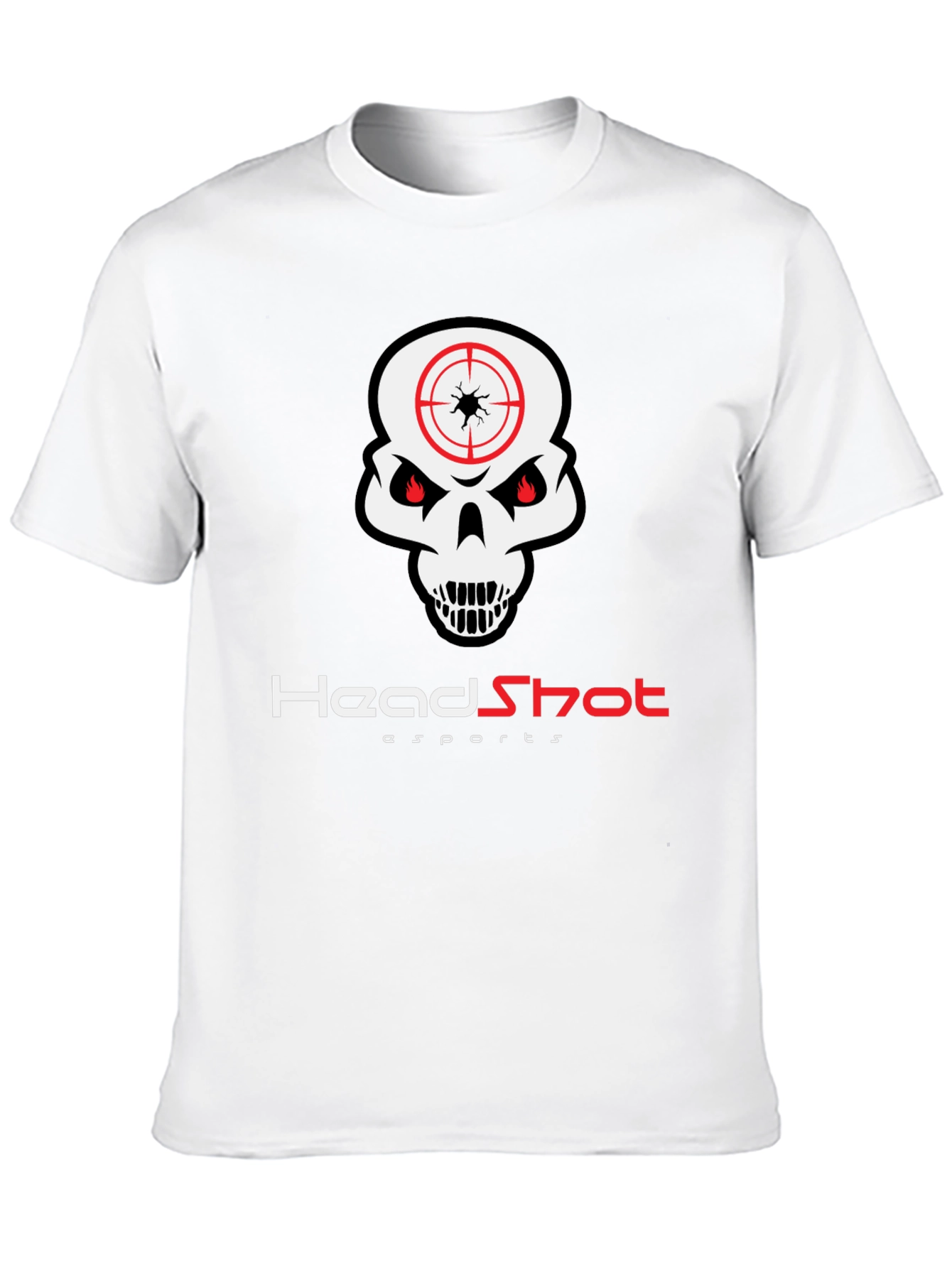 Headshot Esports Graphic T-Shirt - Skull Design