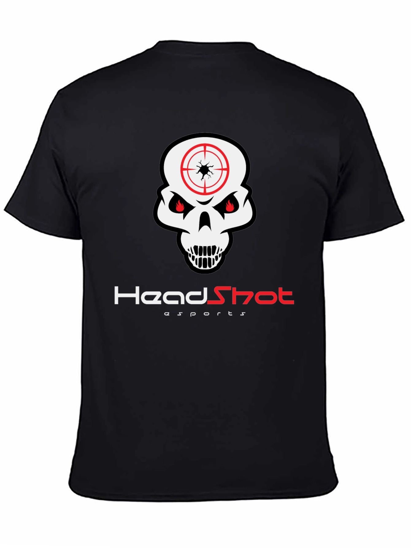 Headshot Esports Graphic T-Shirt - Skull Design
