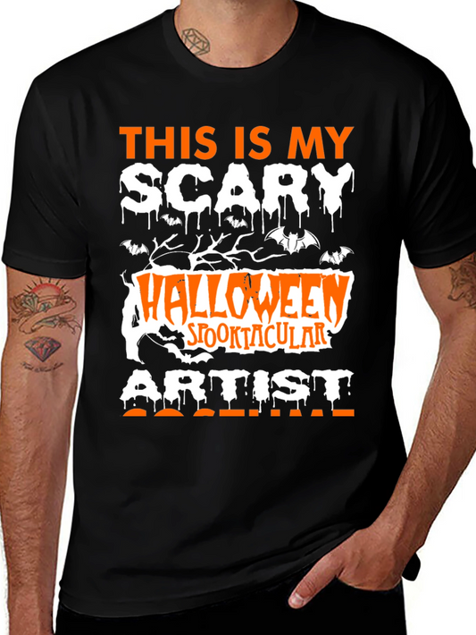 Halloween Artist T-Shirt - Scary Spooktacular Design