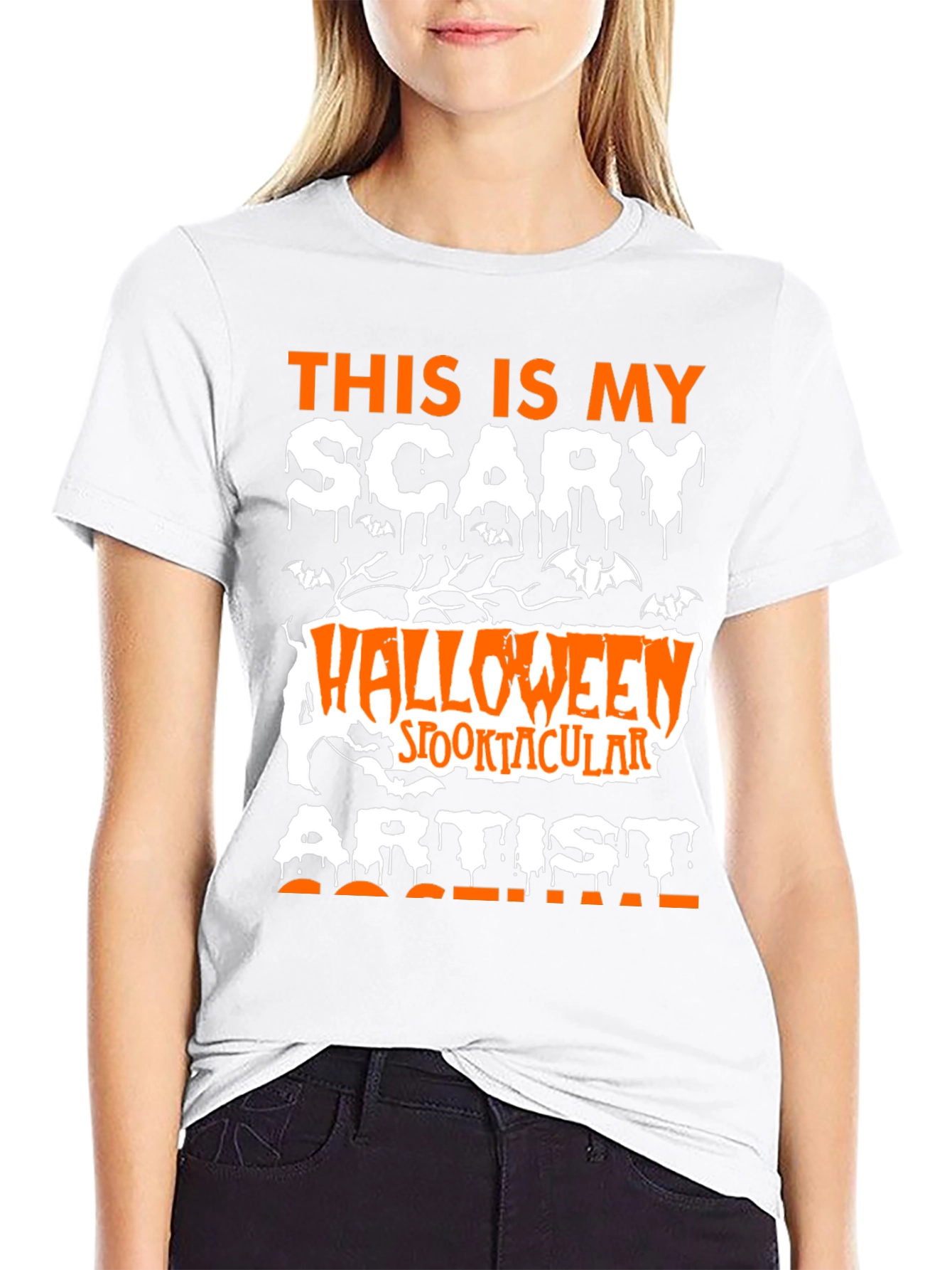 Halloween Artist T-Shirt - Scary Spooktacular Design