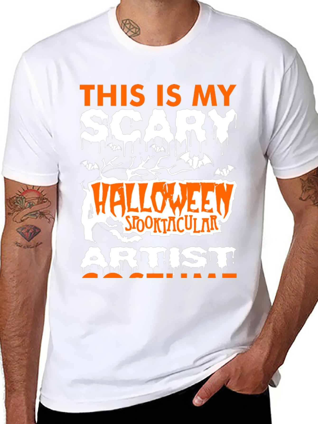 Halloween Artist T-Shirt - Scary Spooktacular Design