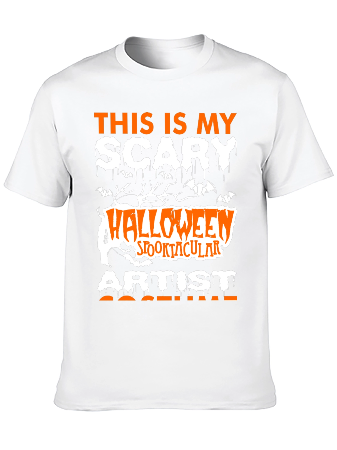 Halloween Artist T-Shirt - Scary Spooktacular Design