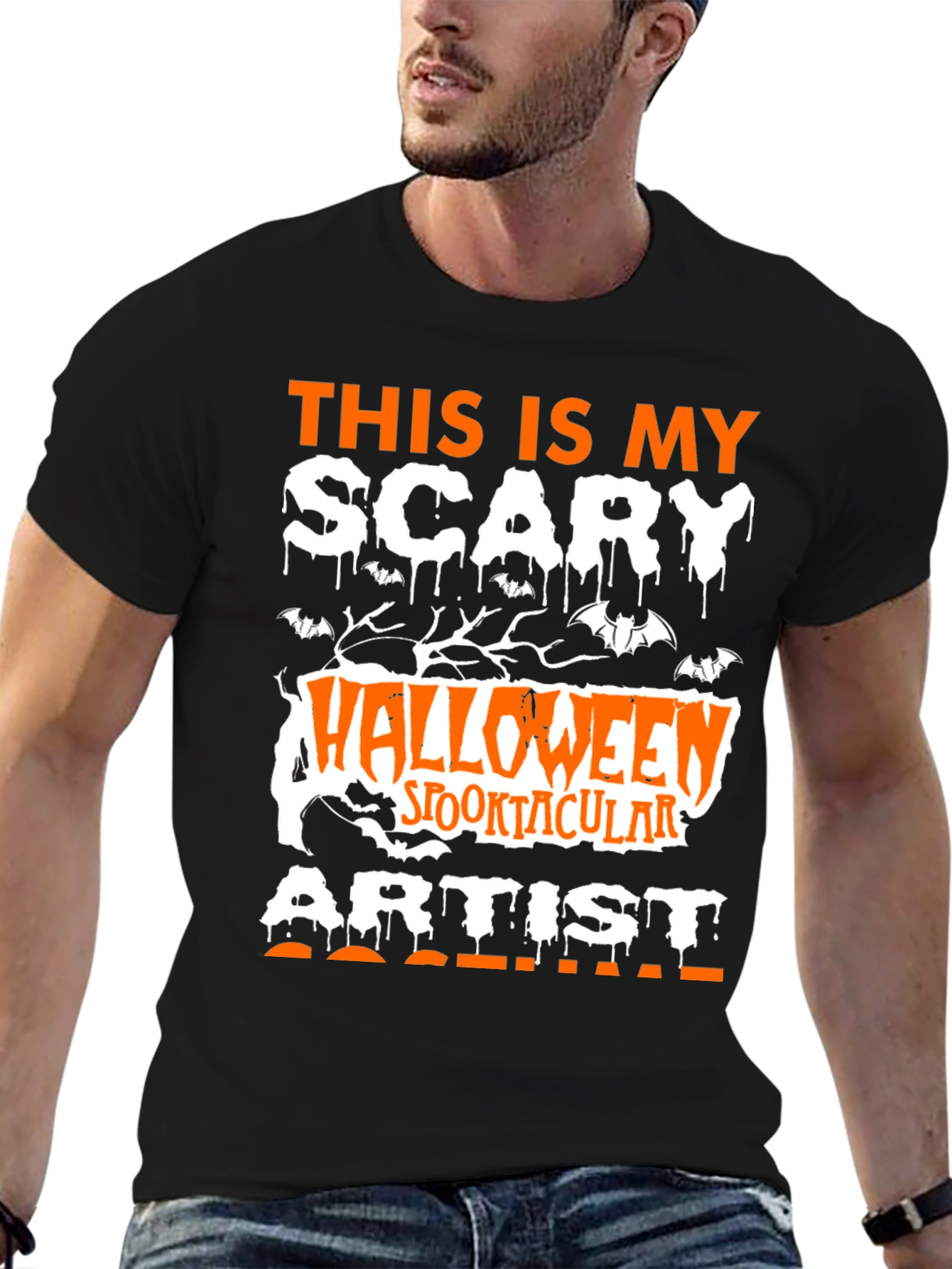 Halloween Artist T-Shirt - Scary Spooktacular Design